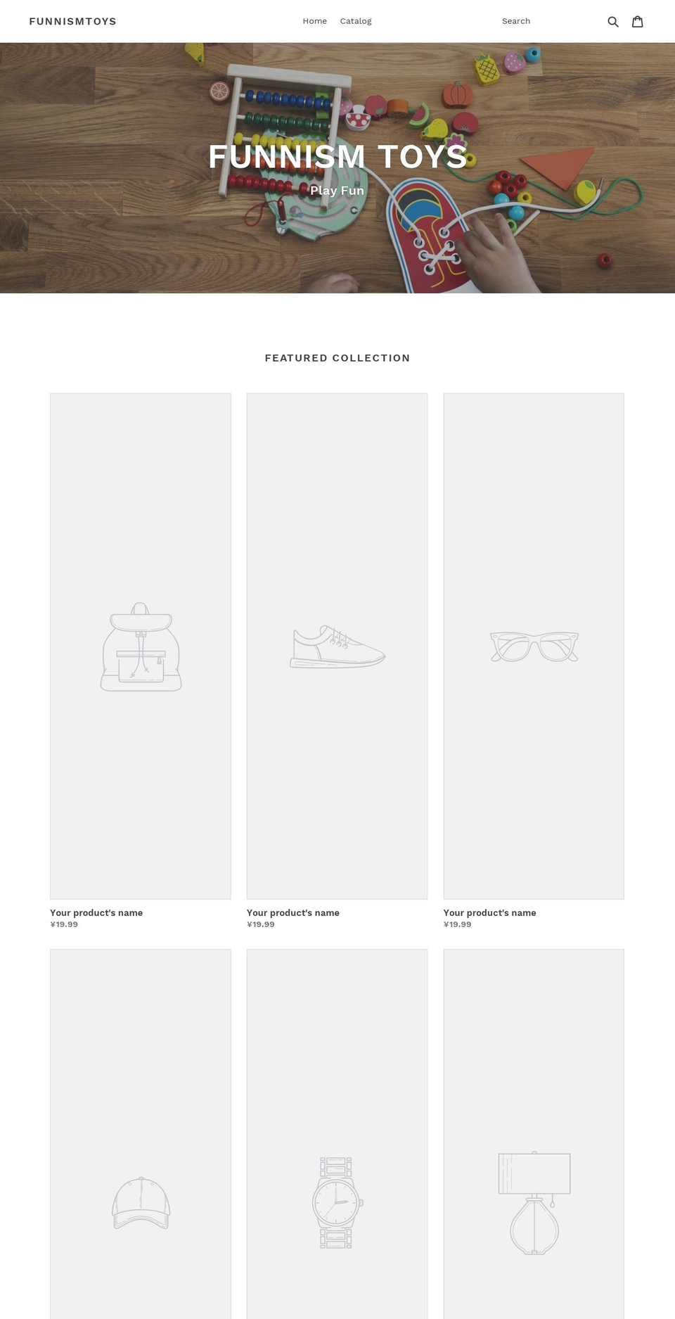 funnism.net shopify website screenshot