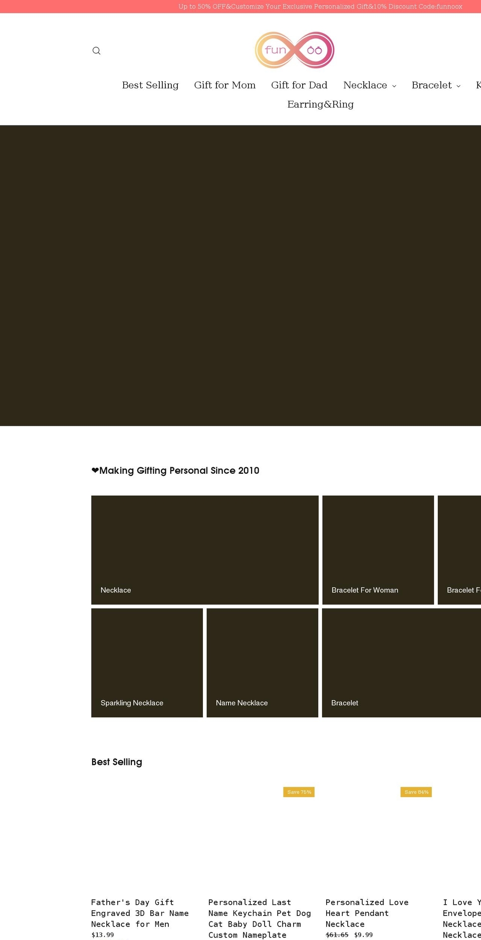 funnoox.com shopify website screenshot