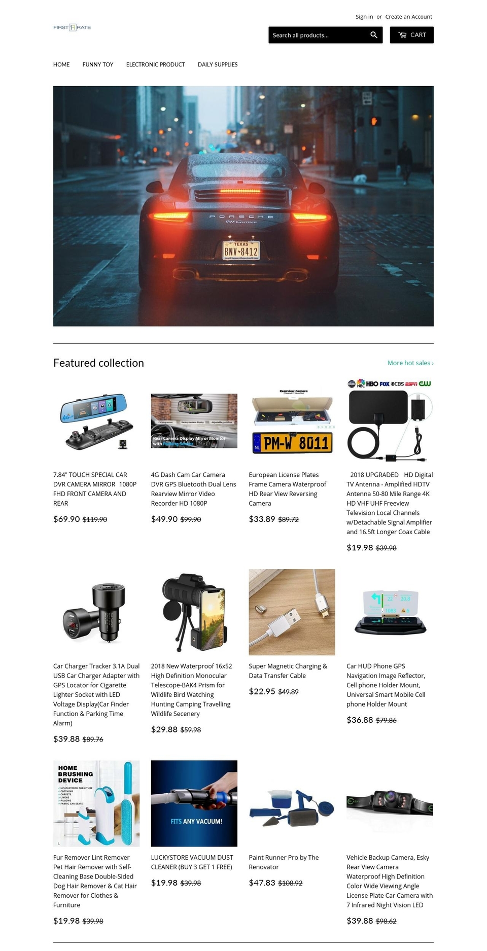 funny-mall.com shopify website screenshot