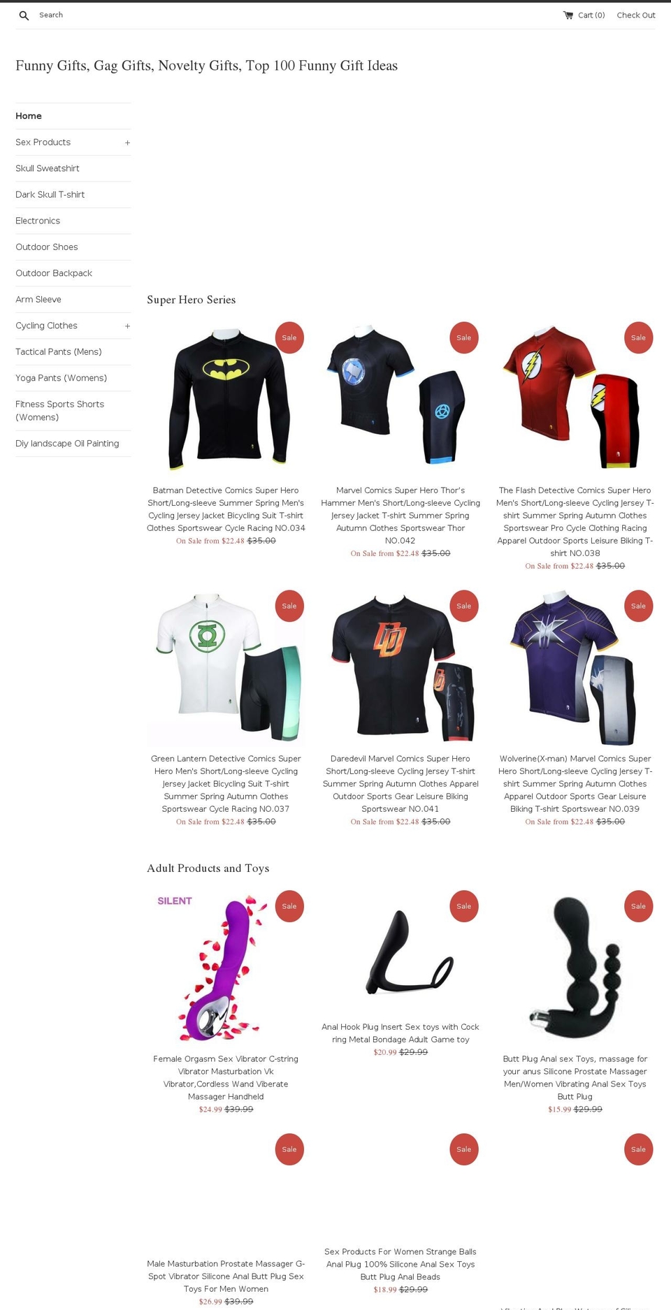 funnygifts4u.com — Shopify storefront screenshot