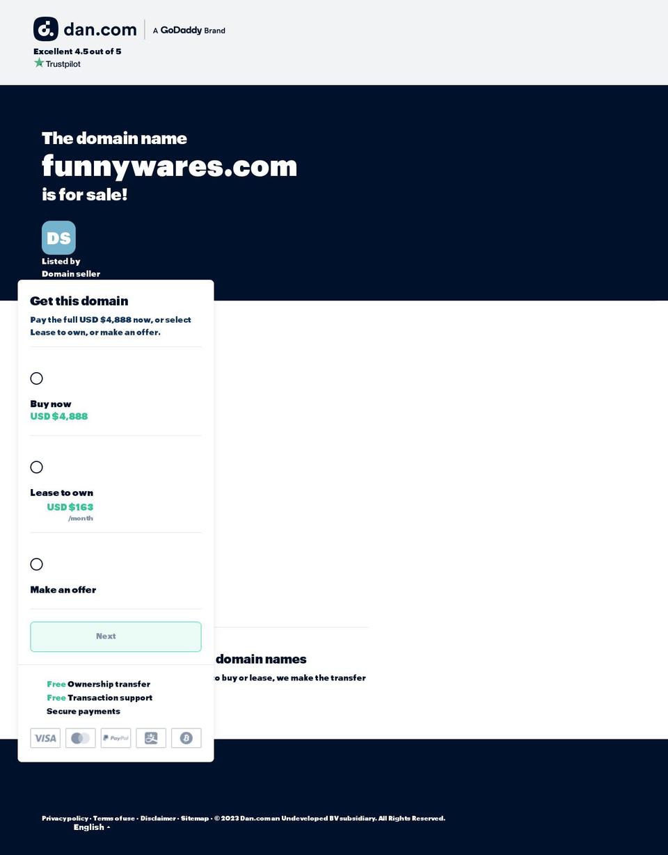 funnywares.com — Shopify storefront screenshot