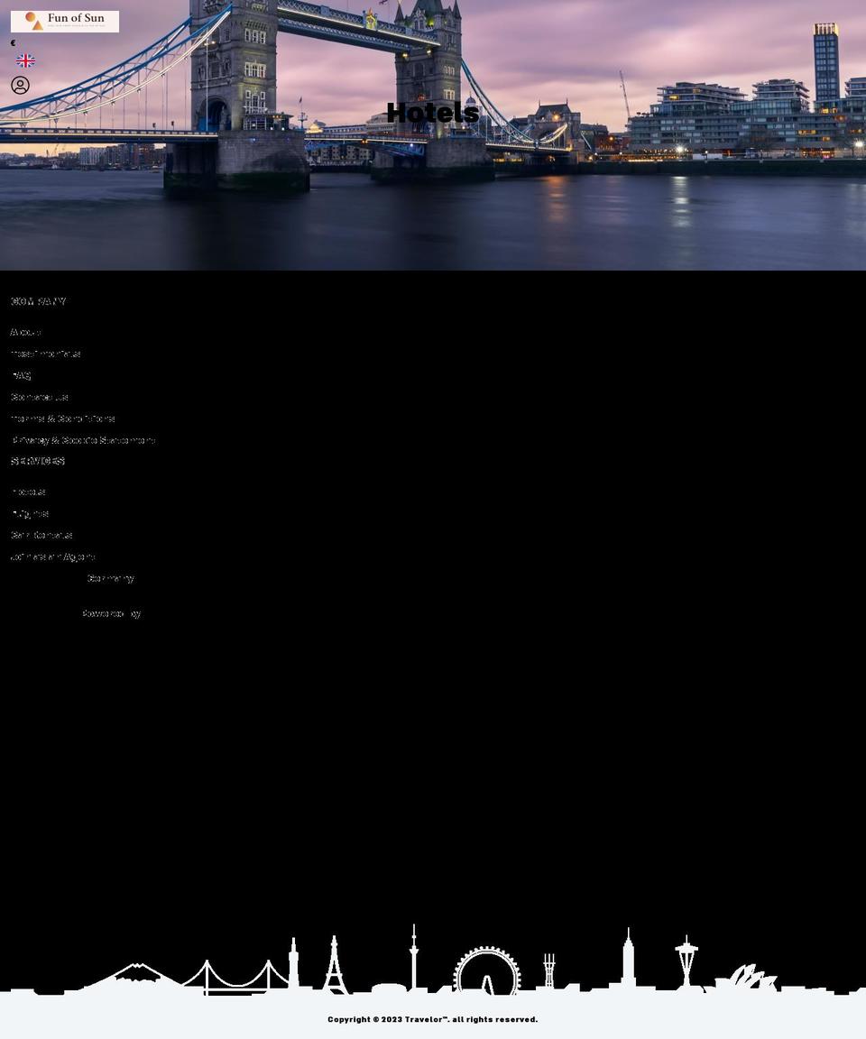 funofsun.com — Shopify storefront screenshot