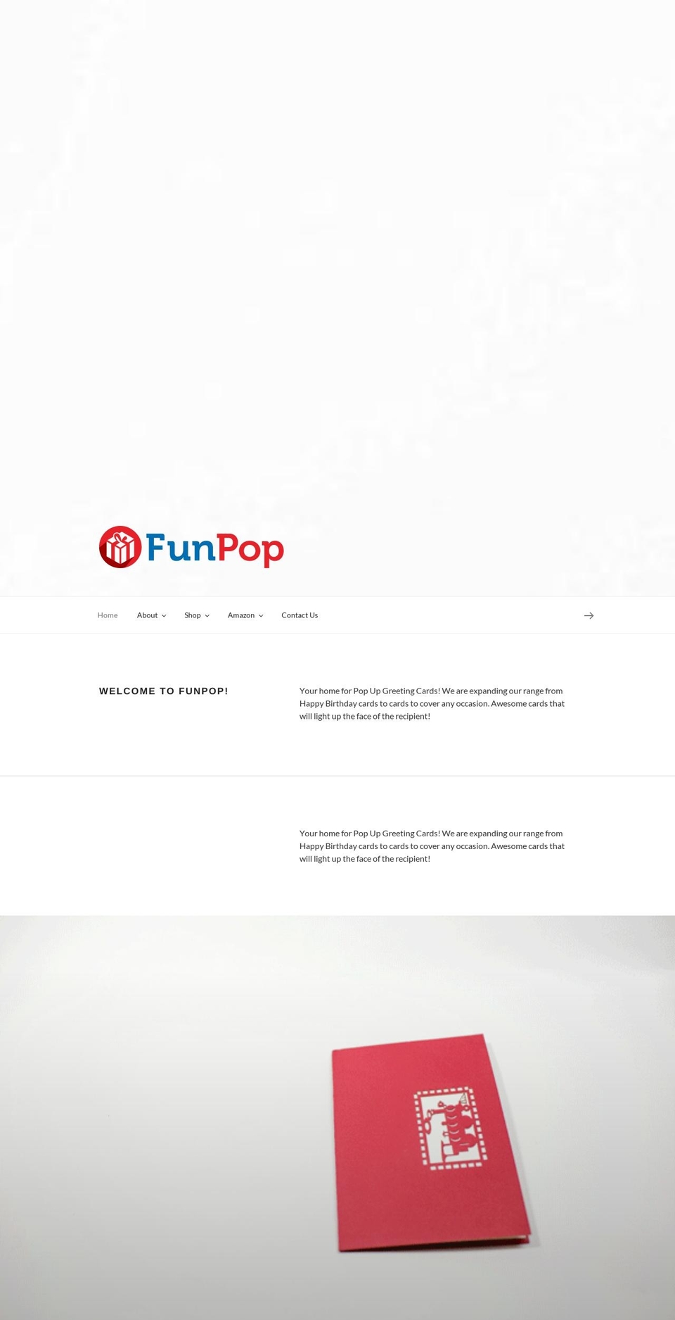 funpopcards.com — Shopify storefront screenshot