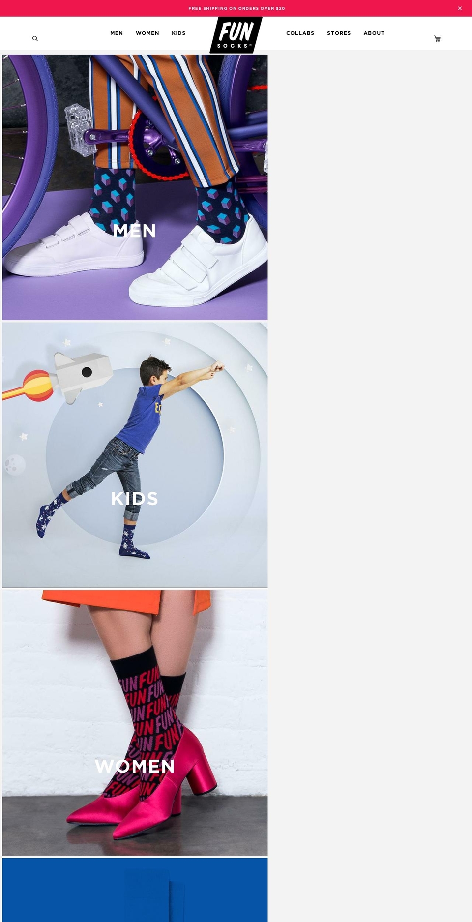 funsocks.com — Shopify storefront screenshot