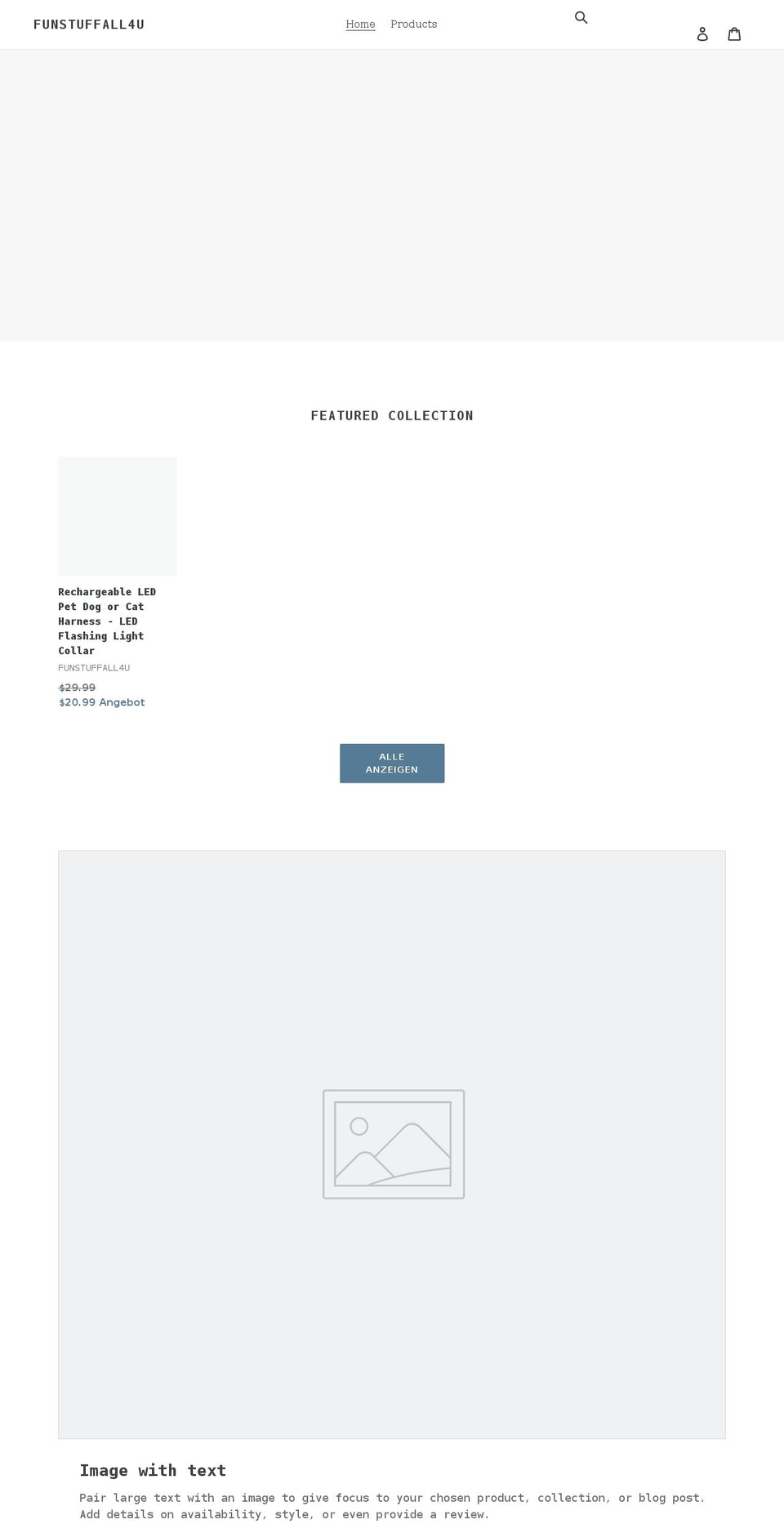 funstuffall4u.com shopify website screenshot