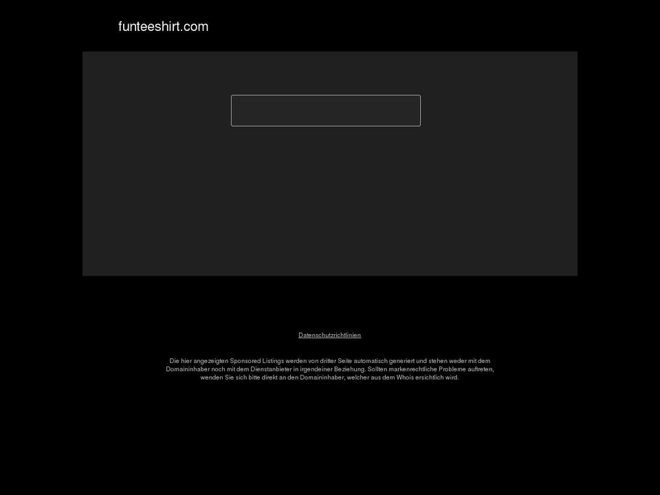 funteeshirt.com shopify website screenshot