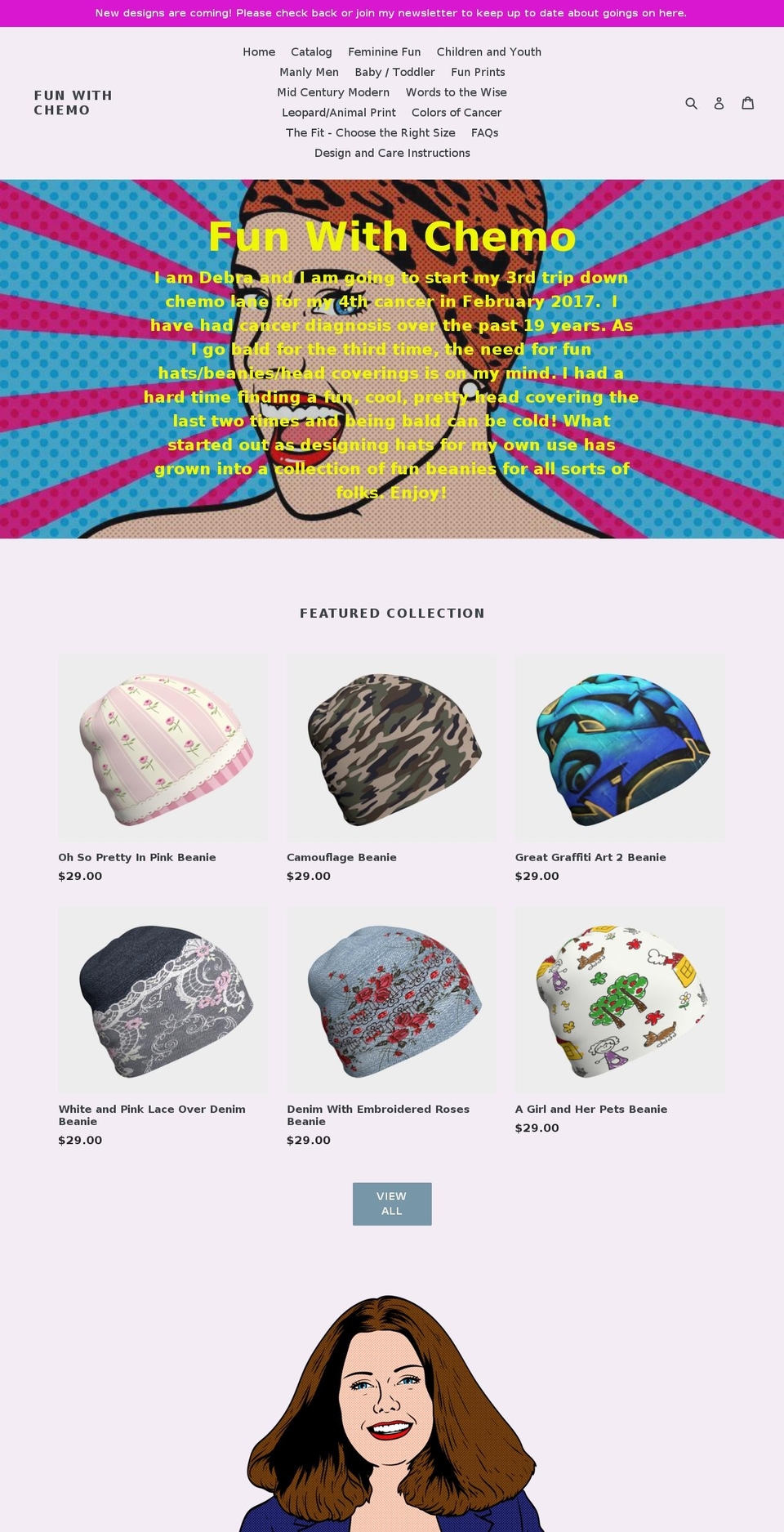 funwithchemo.com — Shopify storefront screenshot