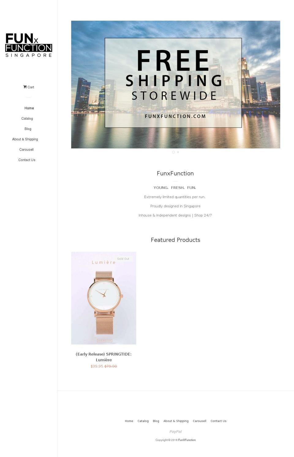 funxfunction.com — Shopify storefront screenshot