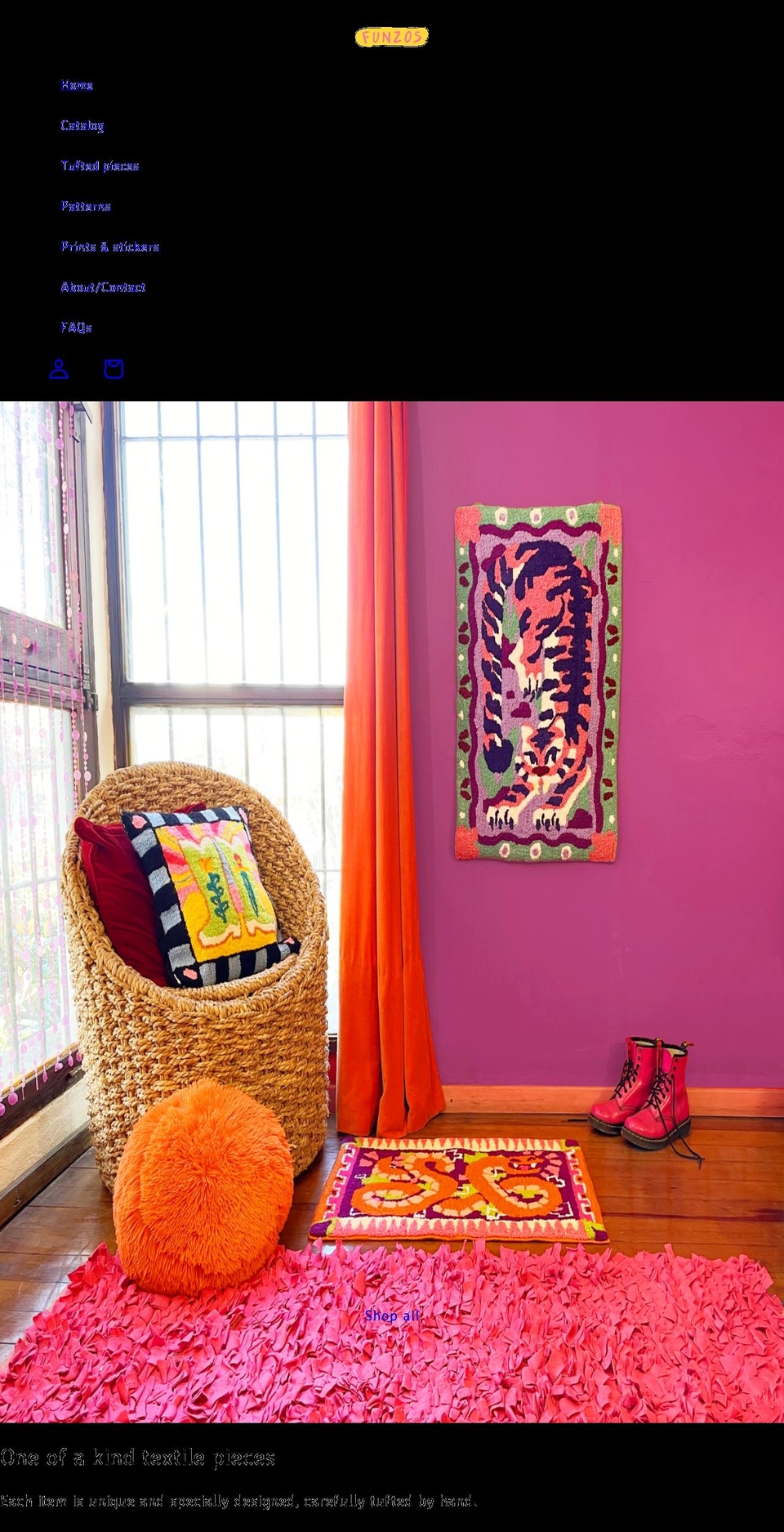 funzos.net shopify website screenshot