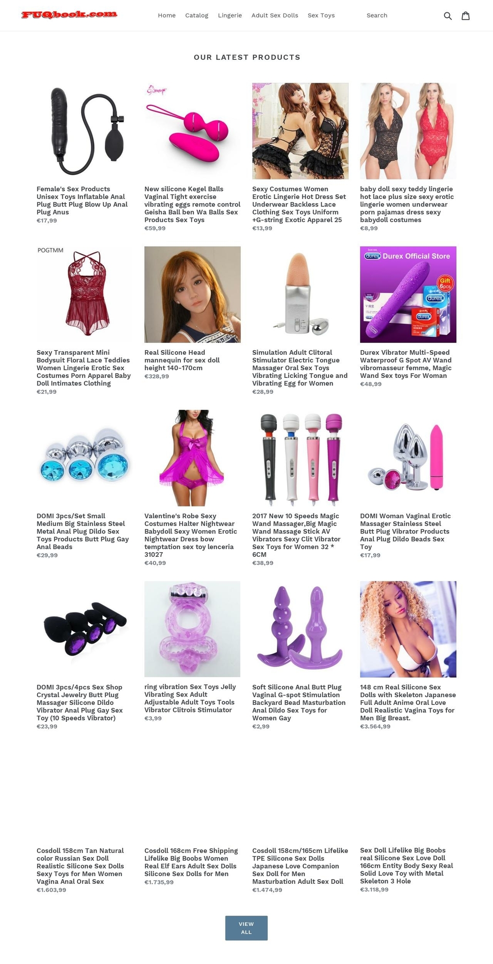 fuqbook.com — Shopify storefront screenshot