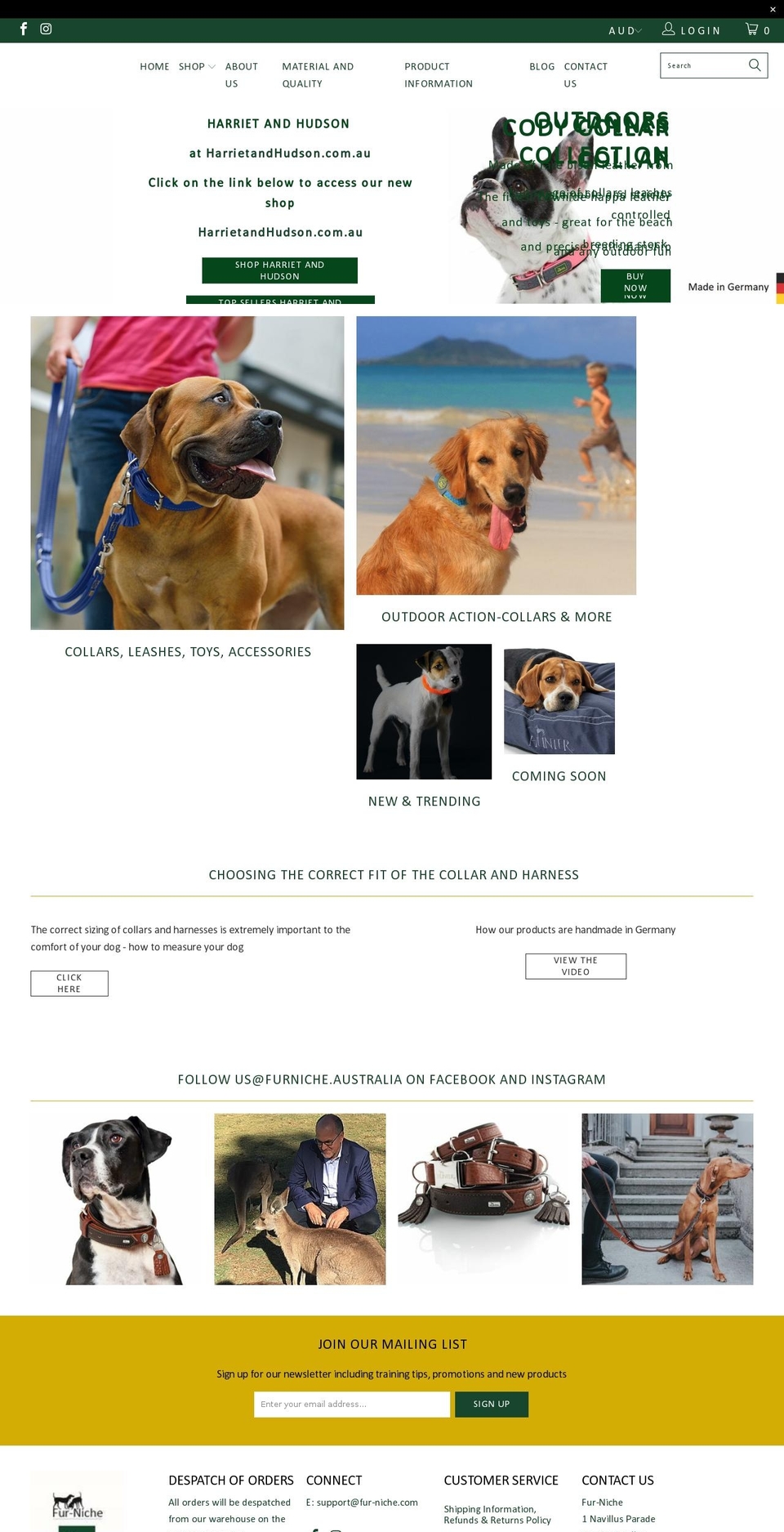 fur-niche.com — Shopify storefront screenshot