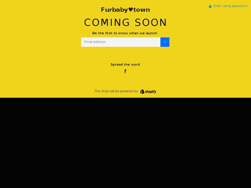 furbaby-town.com — Shopify storefront screenshot
