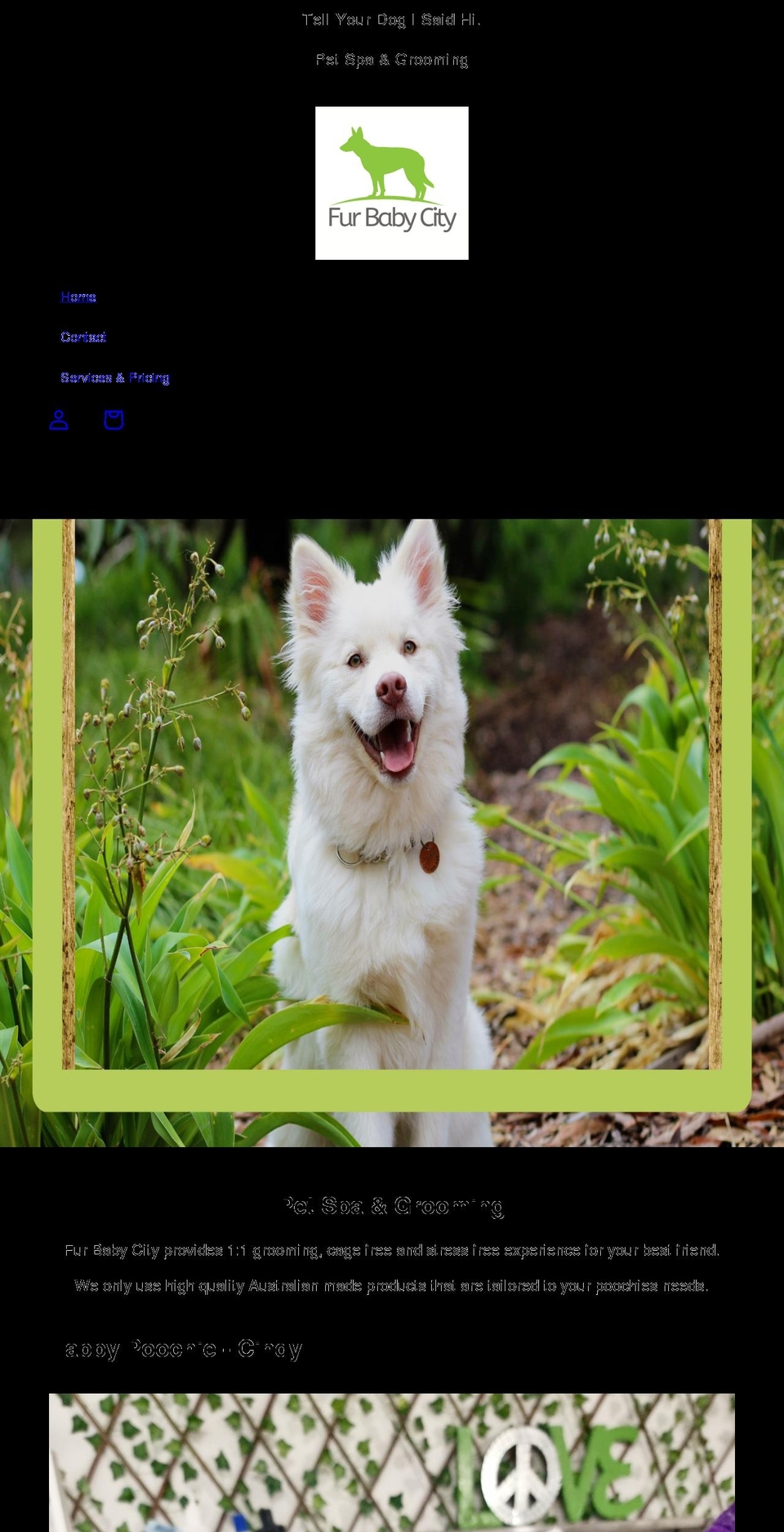 furbabycity.com shopify website screenshot