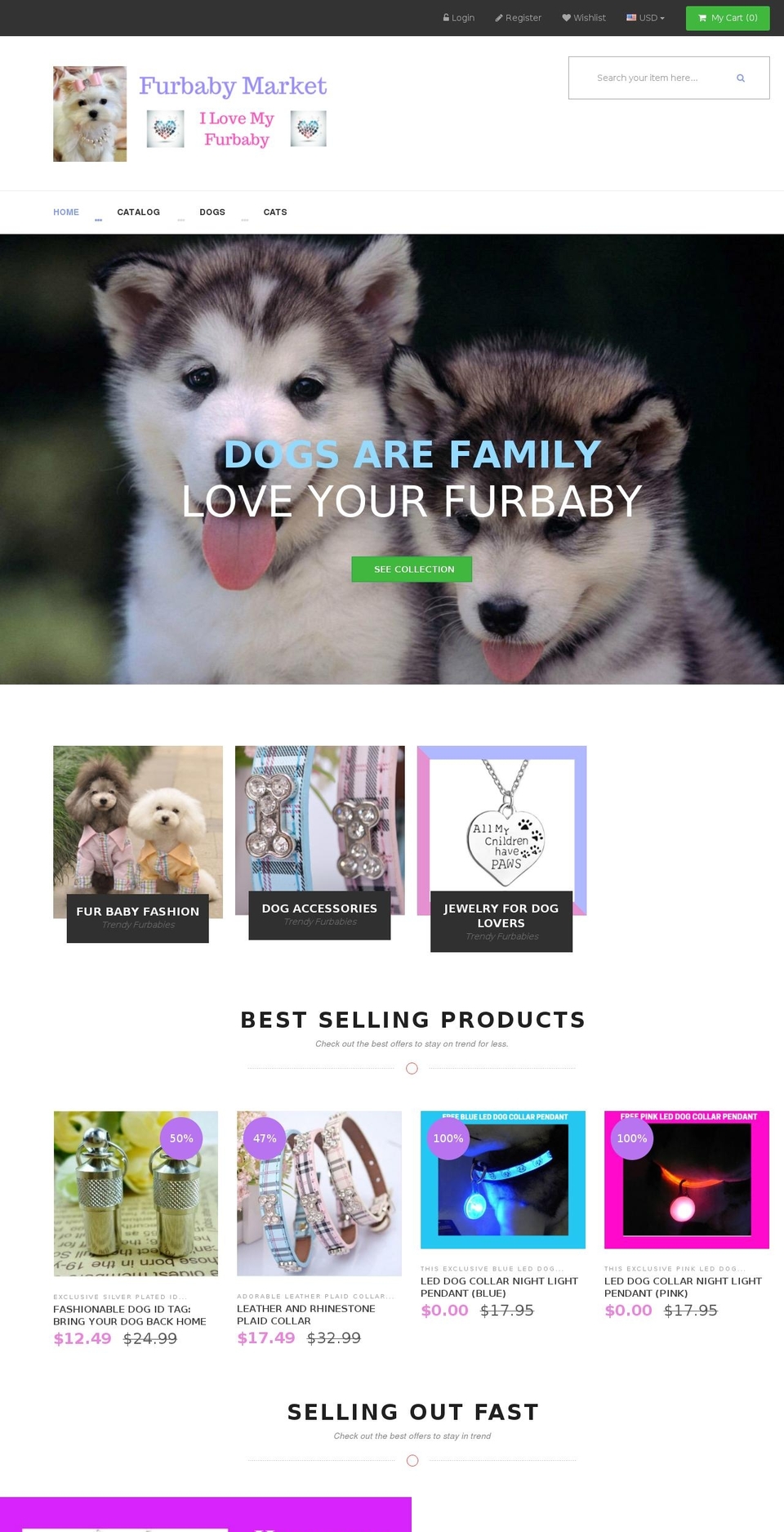 theshop-demo1-1-0 Shopify theme site example furbabymarket.com