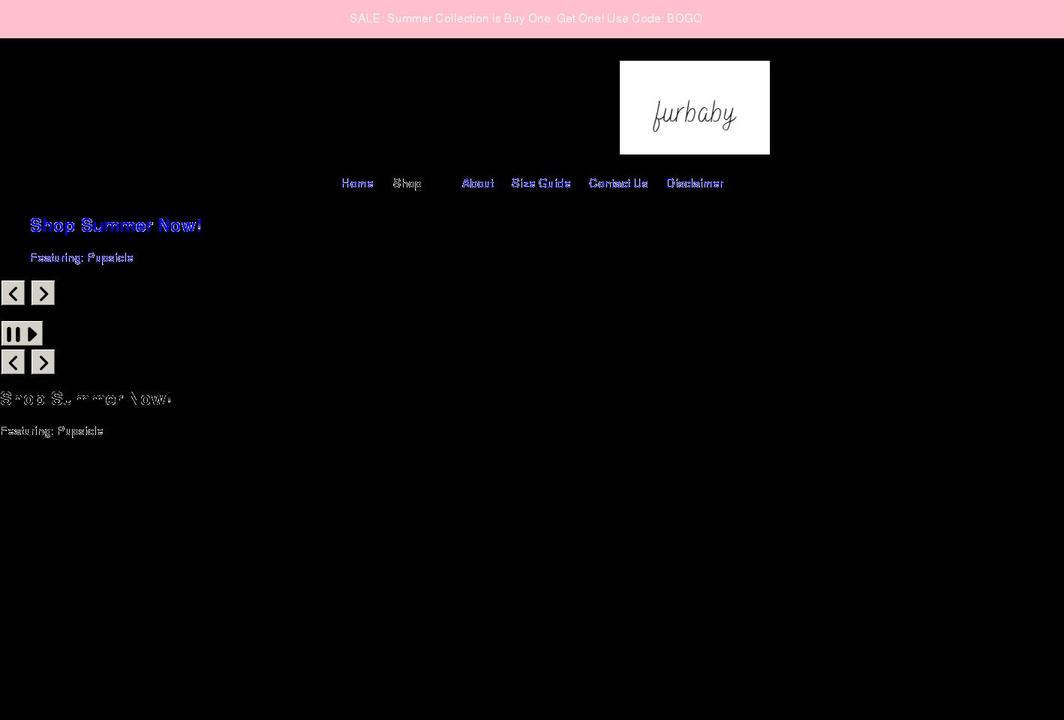 furbabynyc.com shopify website screenshot