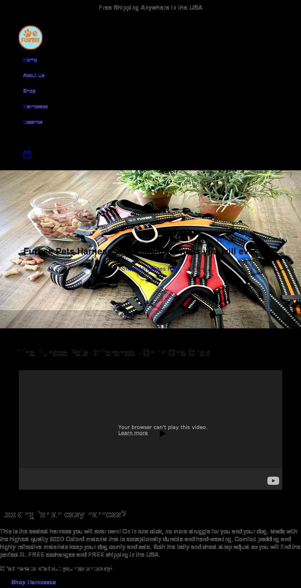 furbeepets.com shopify website screenshot