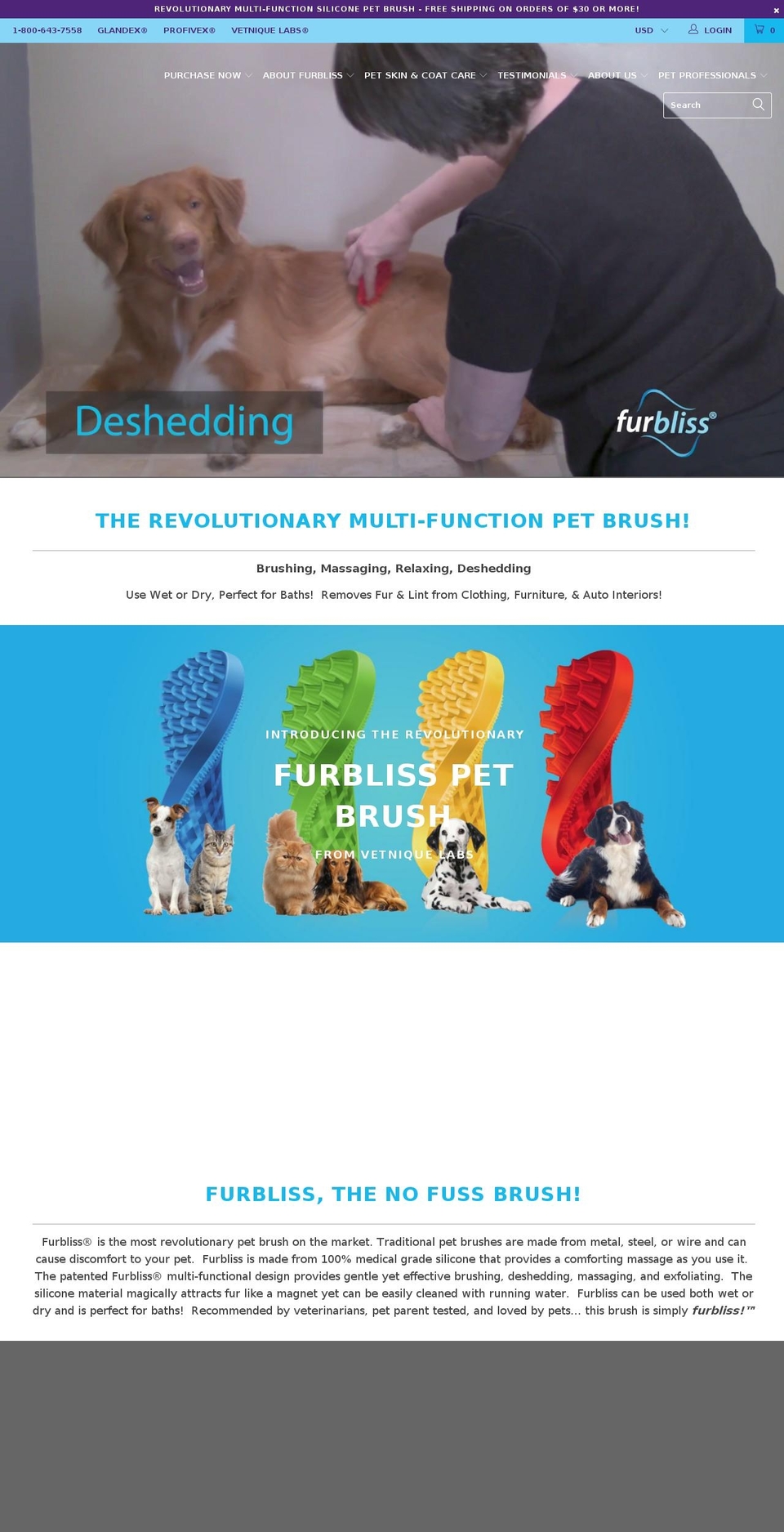 furbliss.net shopify website screenshot