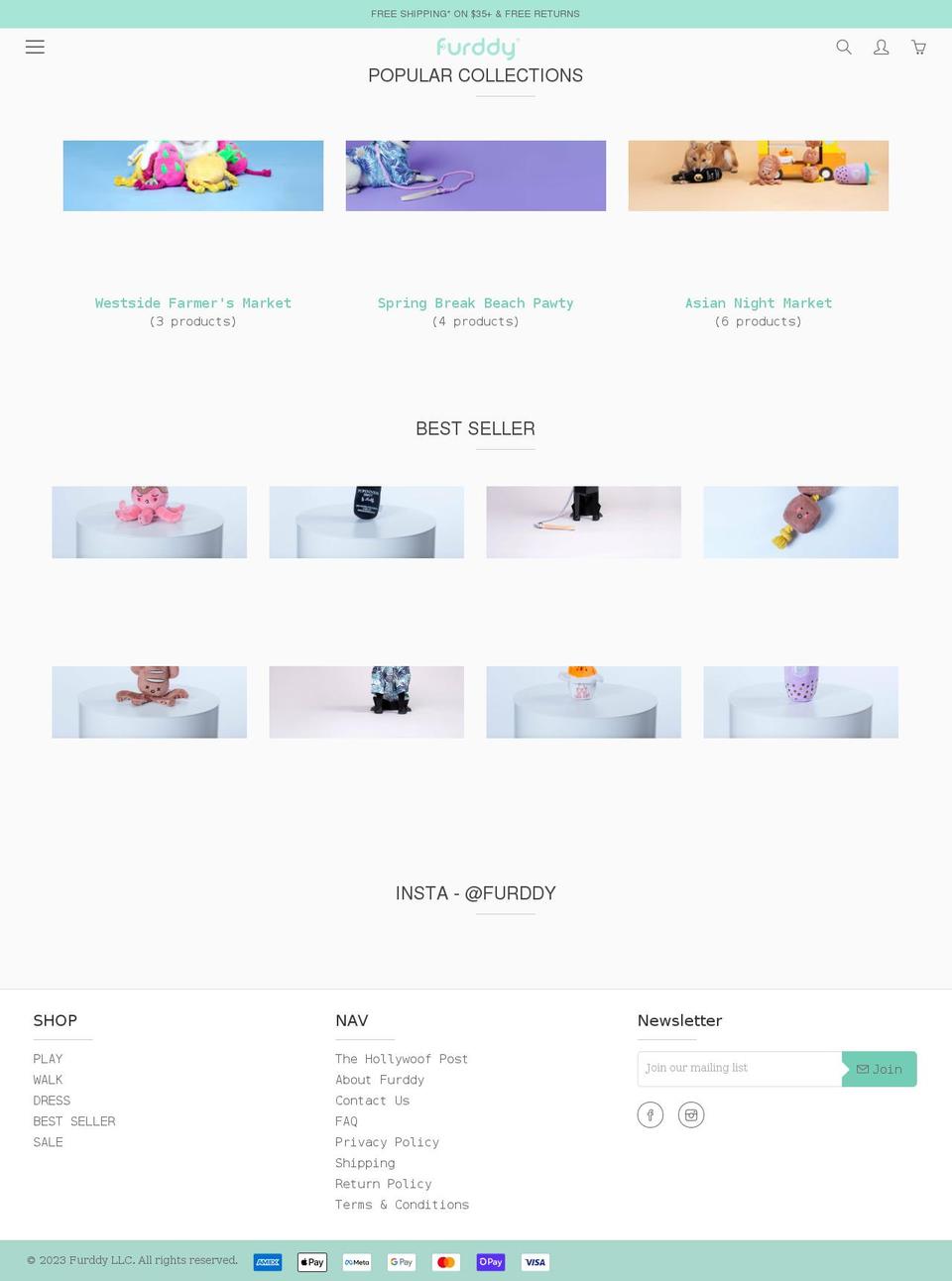 furddy.com — Shopify storefront screenshot