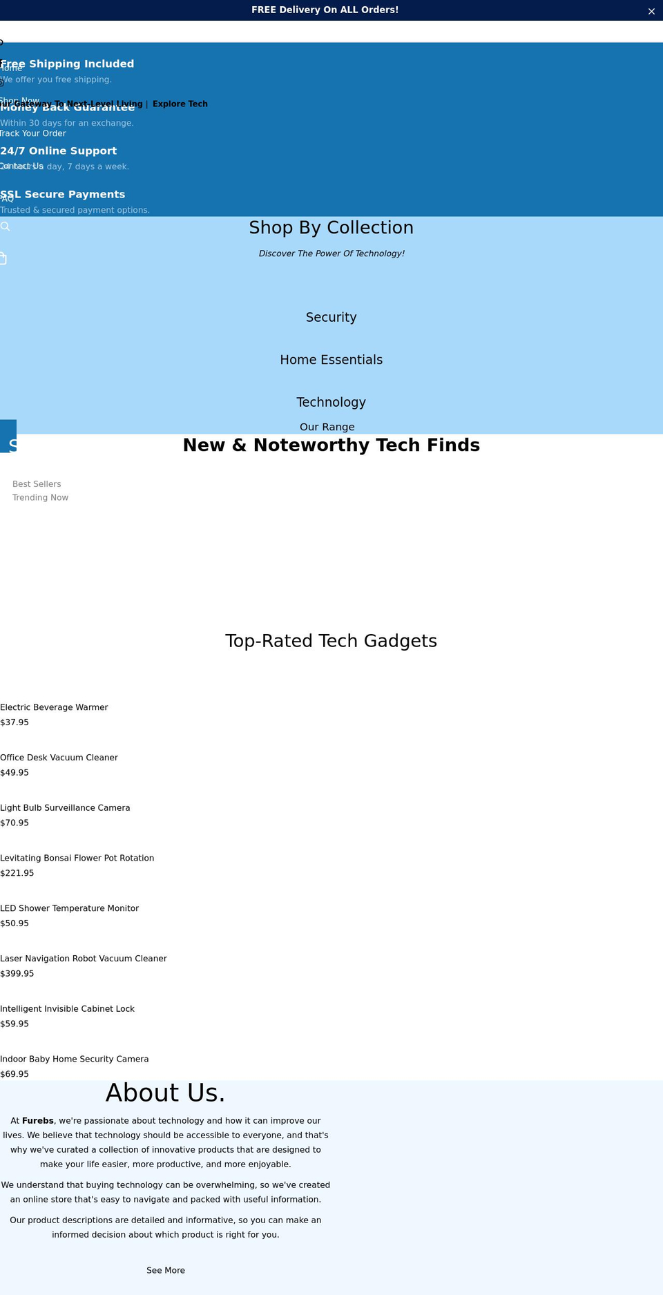 furebs.com shopify website screenshot