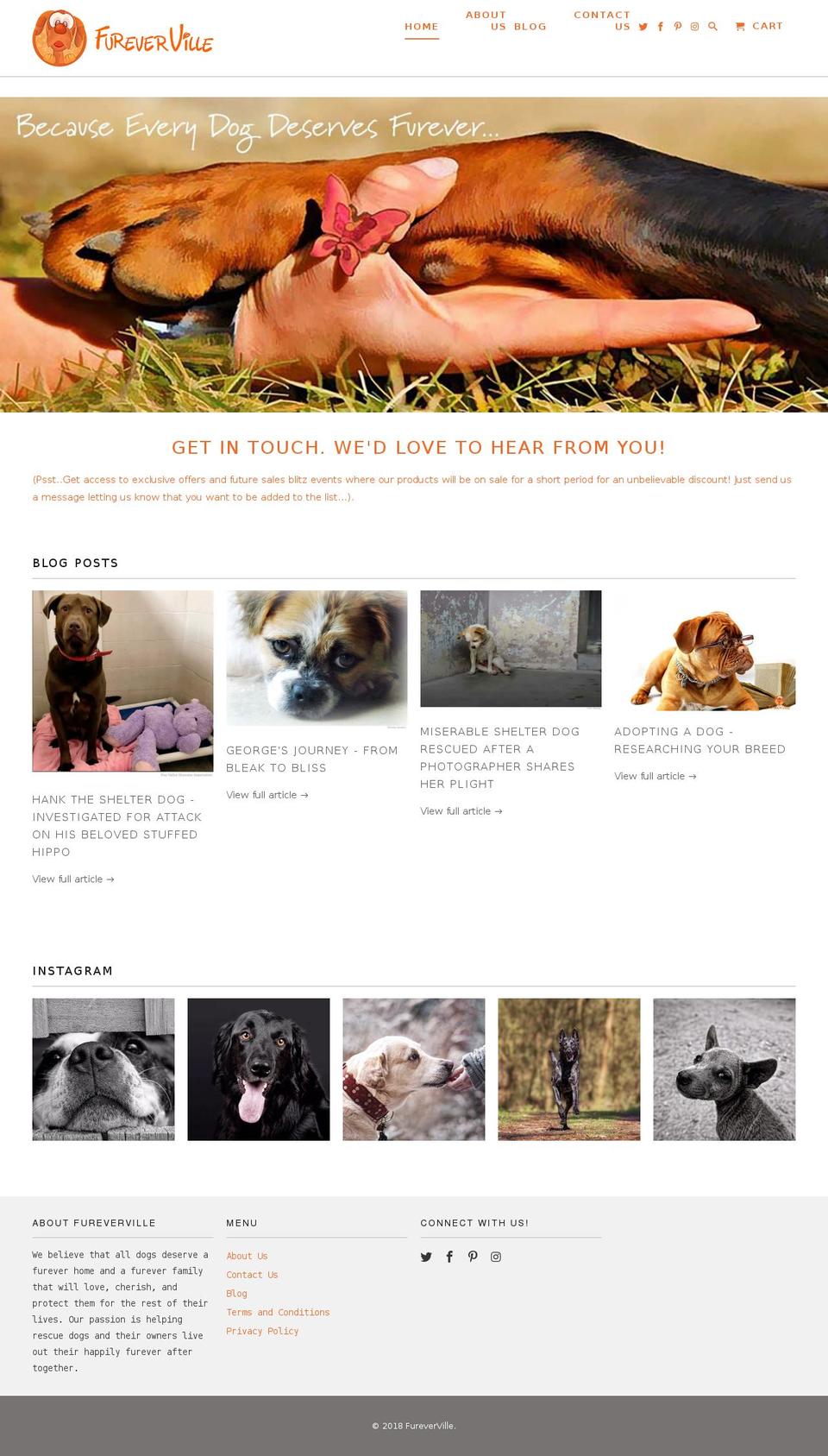 fureverville.com — Shopify storefront screenshot