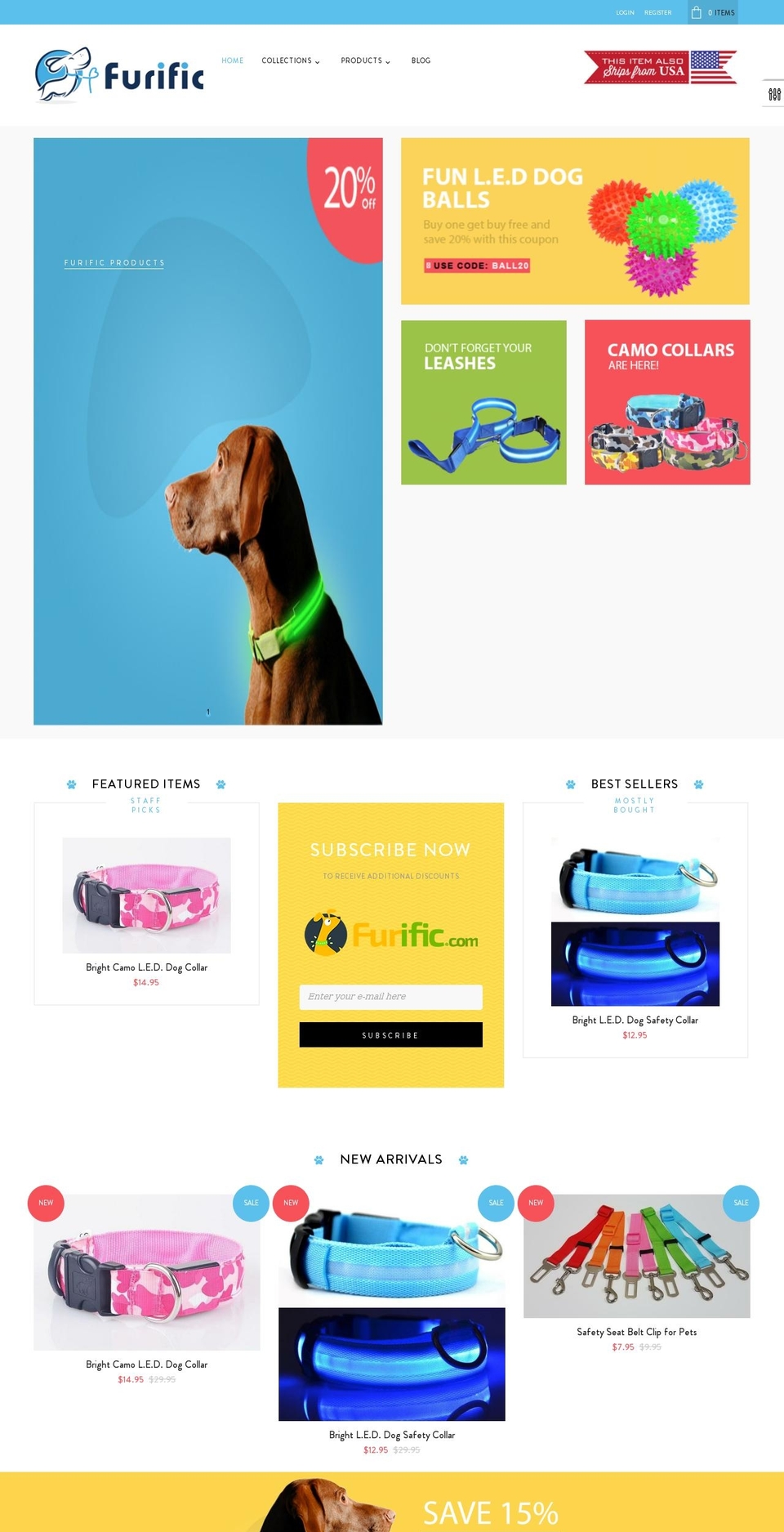 furific.com shopify website screenshot