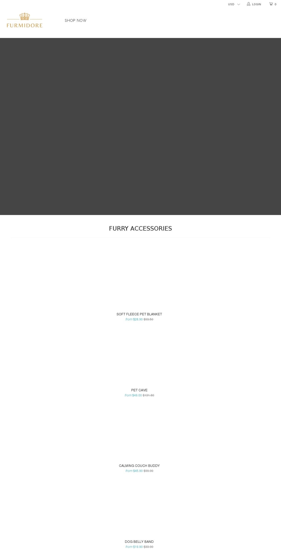 furmidore.com shopify website screenshot