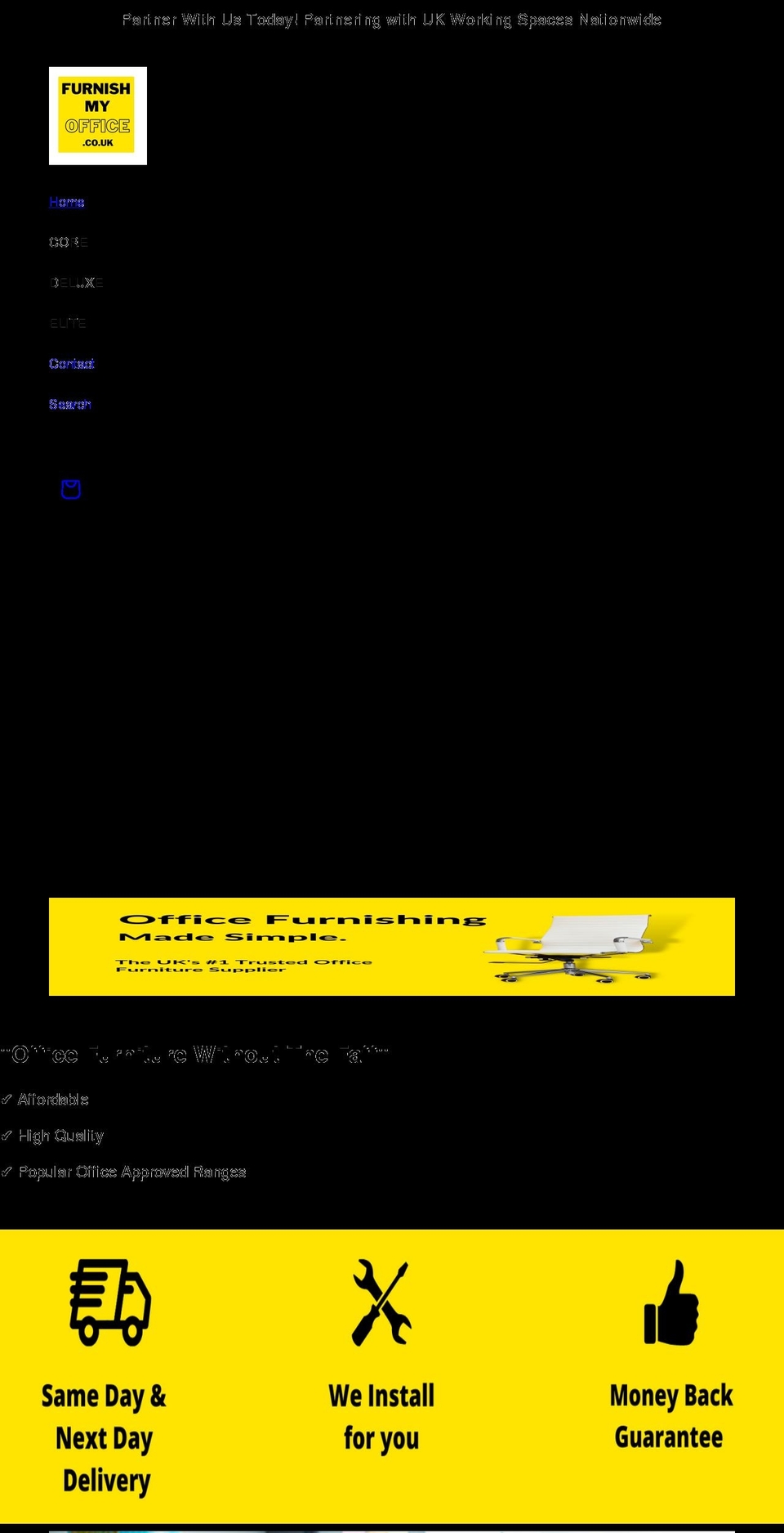 furnishmyoffice.co.uk shopify website screenshot