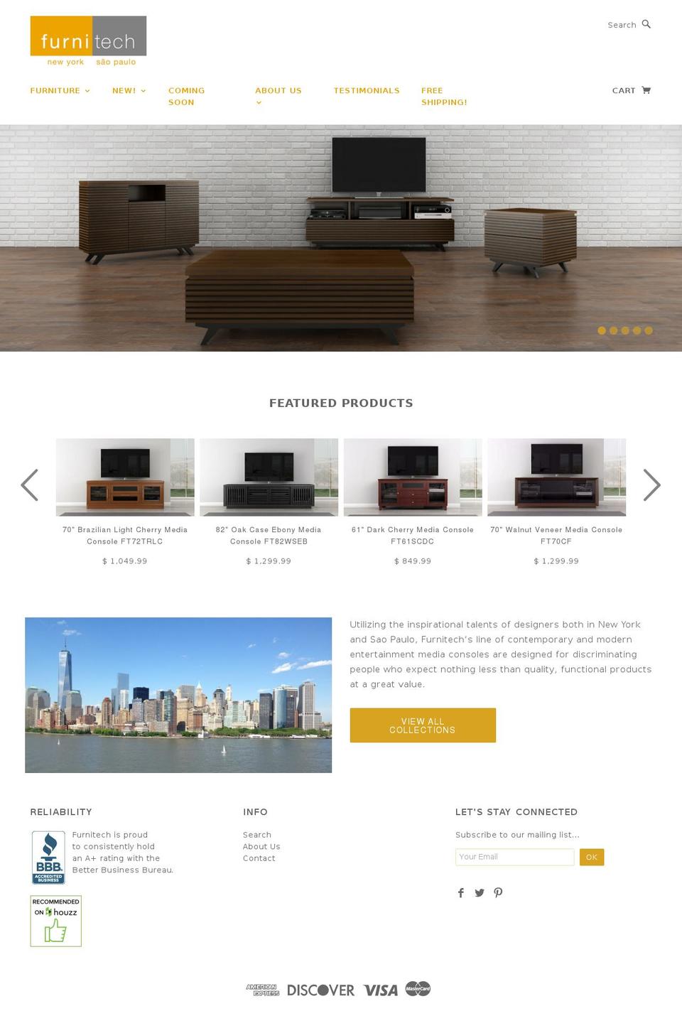 furnitech.com shopify website screenshot