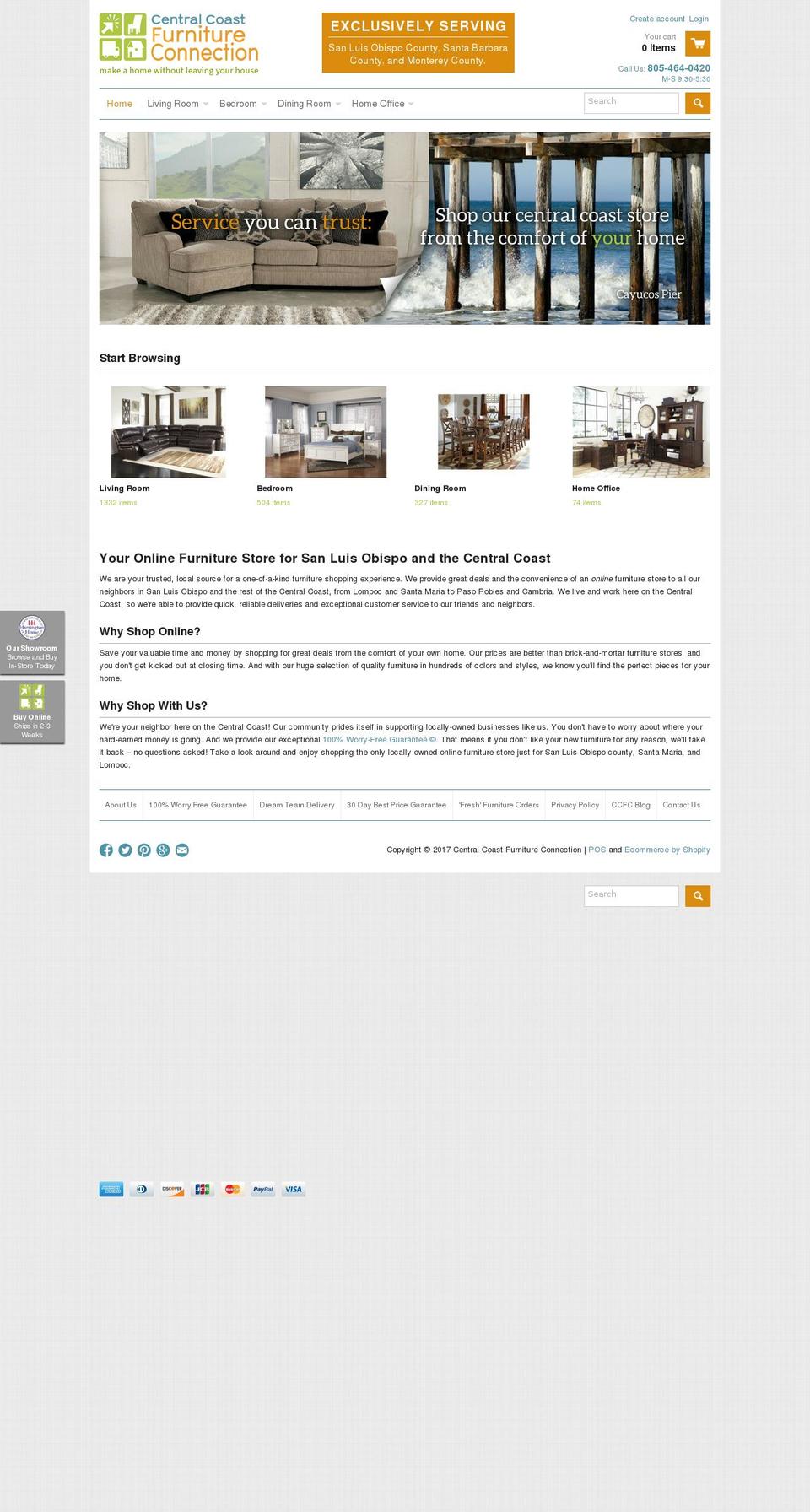 furniture-connection.com shopify website screenshot