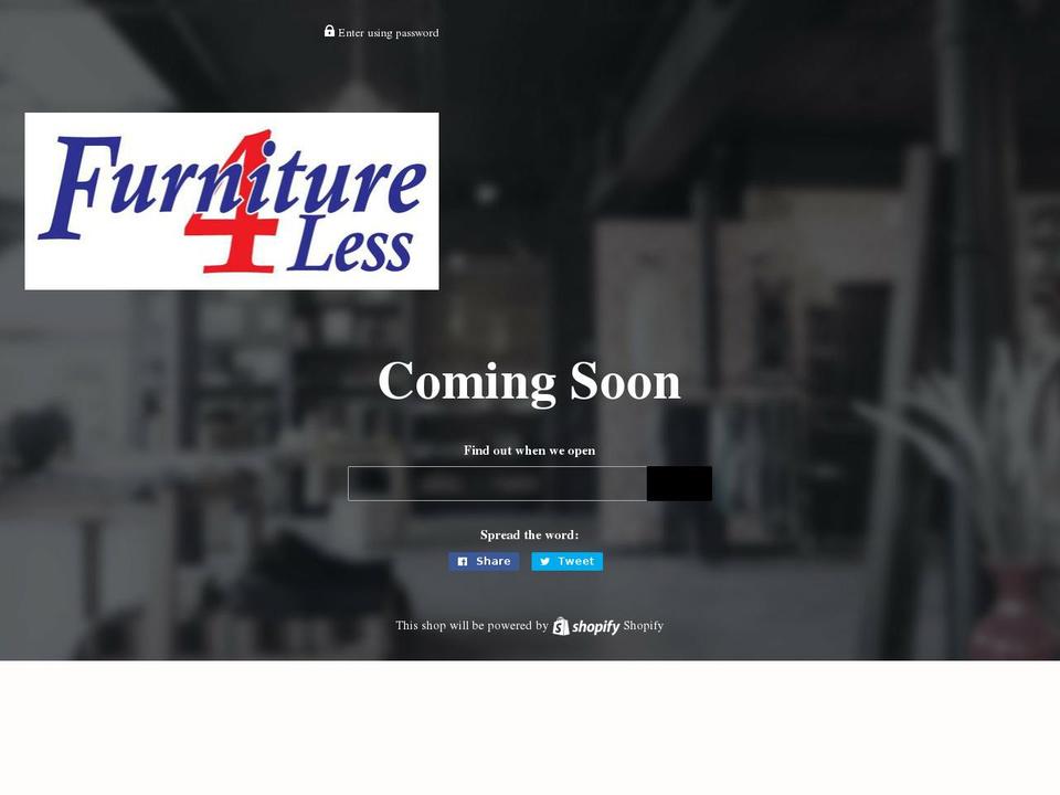 furniture4lesslv.com — Shopify storefront screenshot