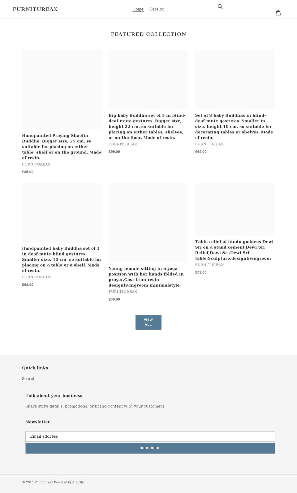 furnitureax.com shopify website screenshot
