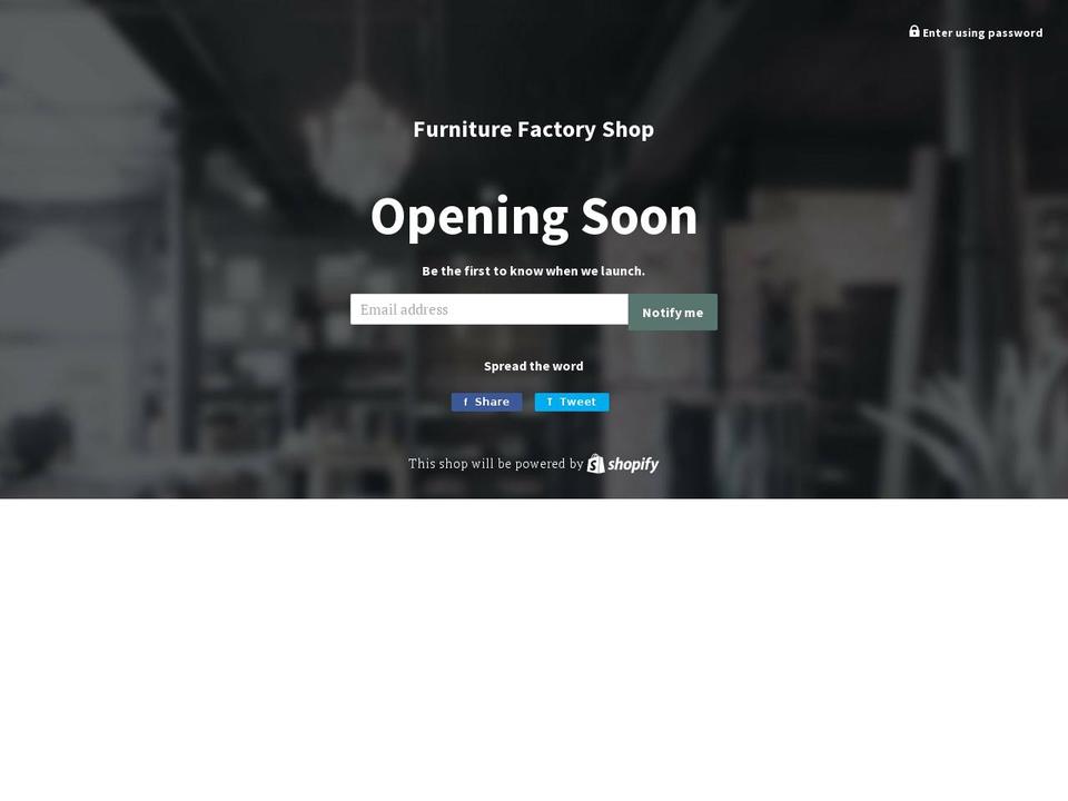 furniturefactoryshop.co.uk shopify website screenshot