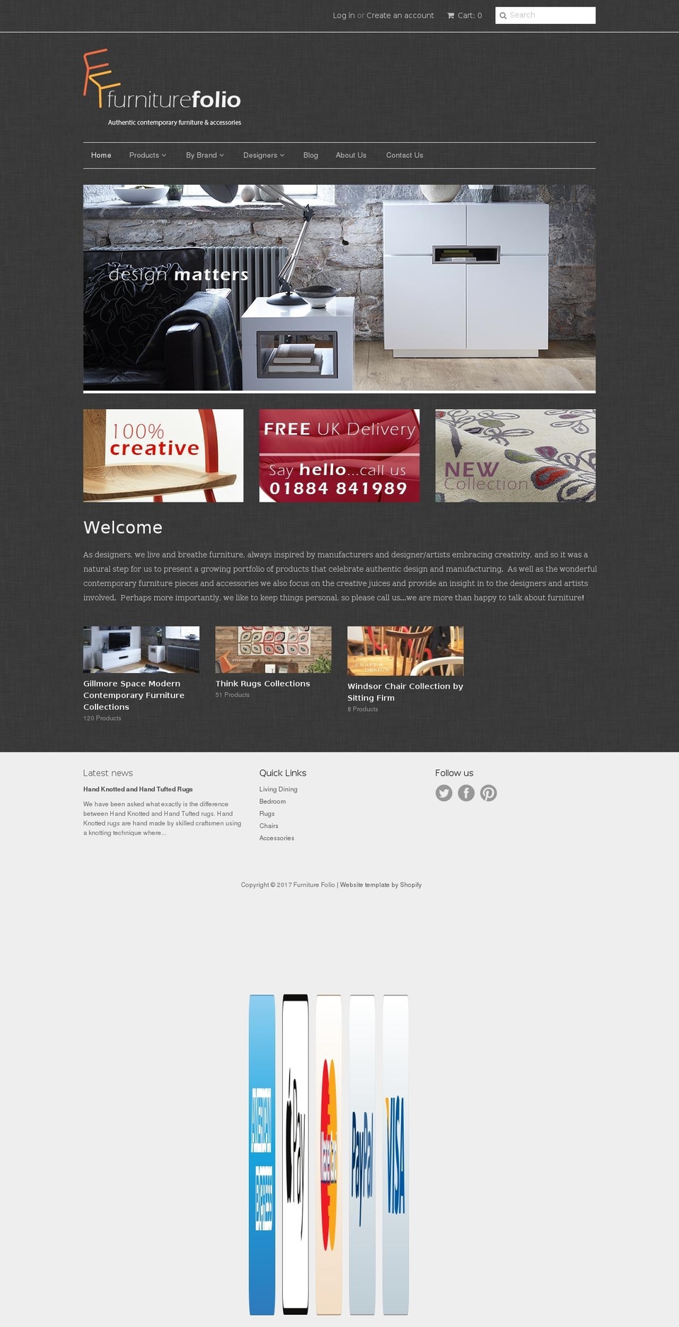 furniturefolio.com shopify website screenshot
