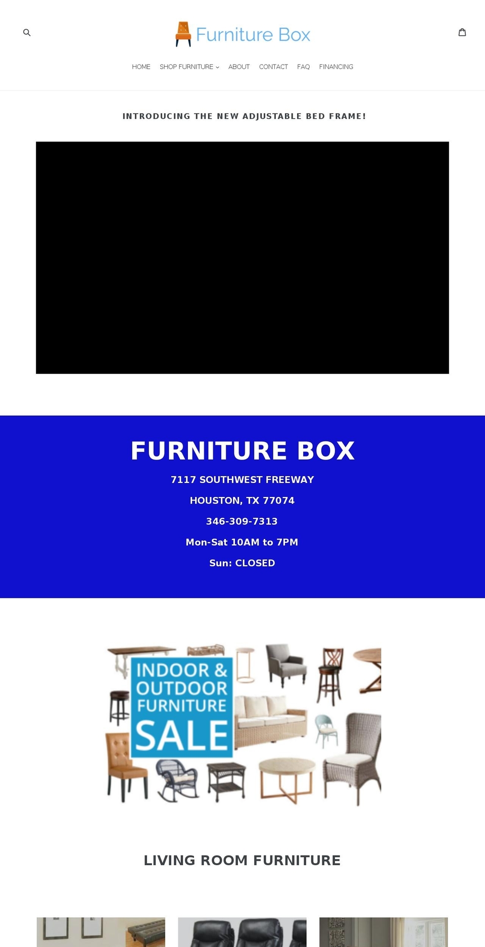 furnitureliquidationonline.com — Shopify storefront screenshot