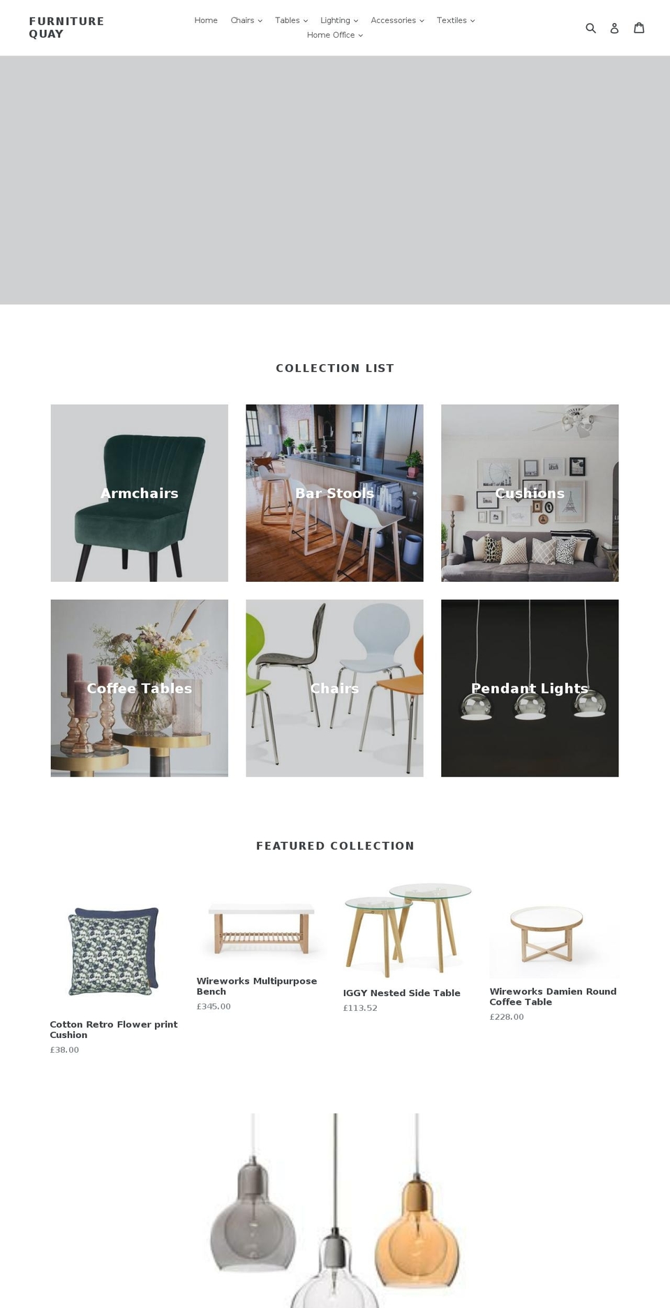 furniturequay.com — Shopify storefront screenshot