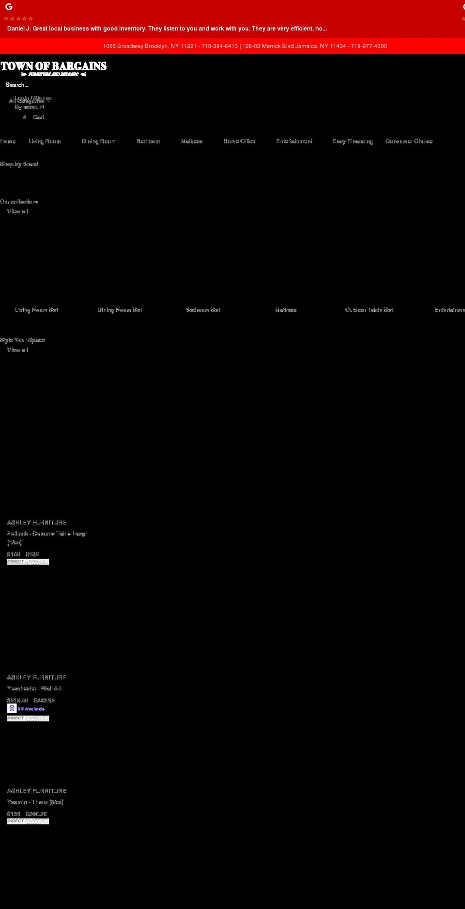 furnituretob.com shopify website screenshot