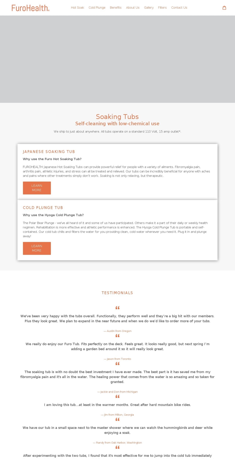 furohealth.com shopify website screenshot