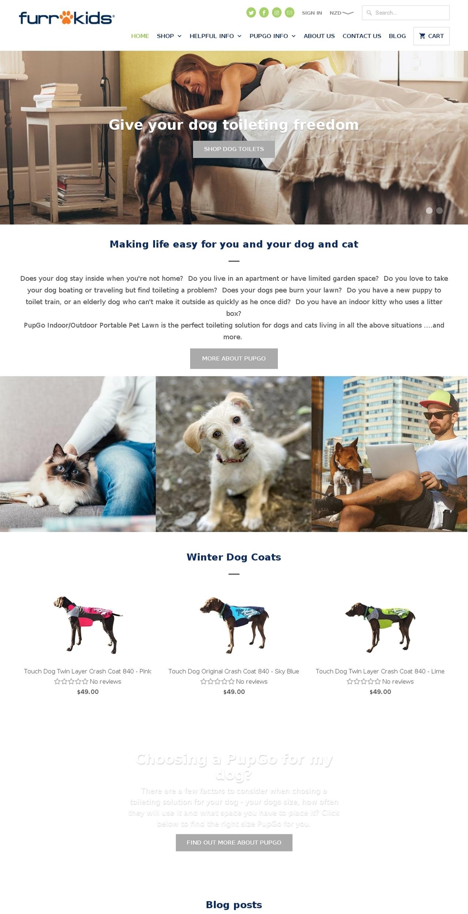 furrkids.com shopify website screenshot