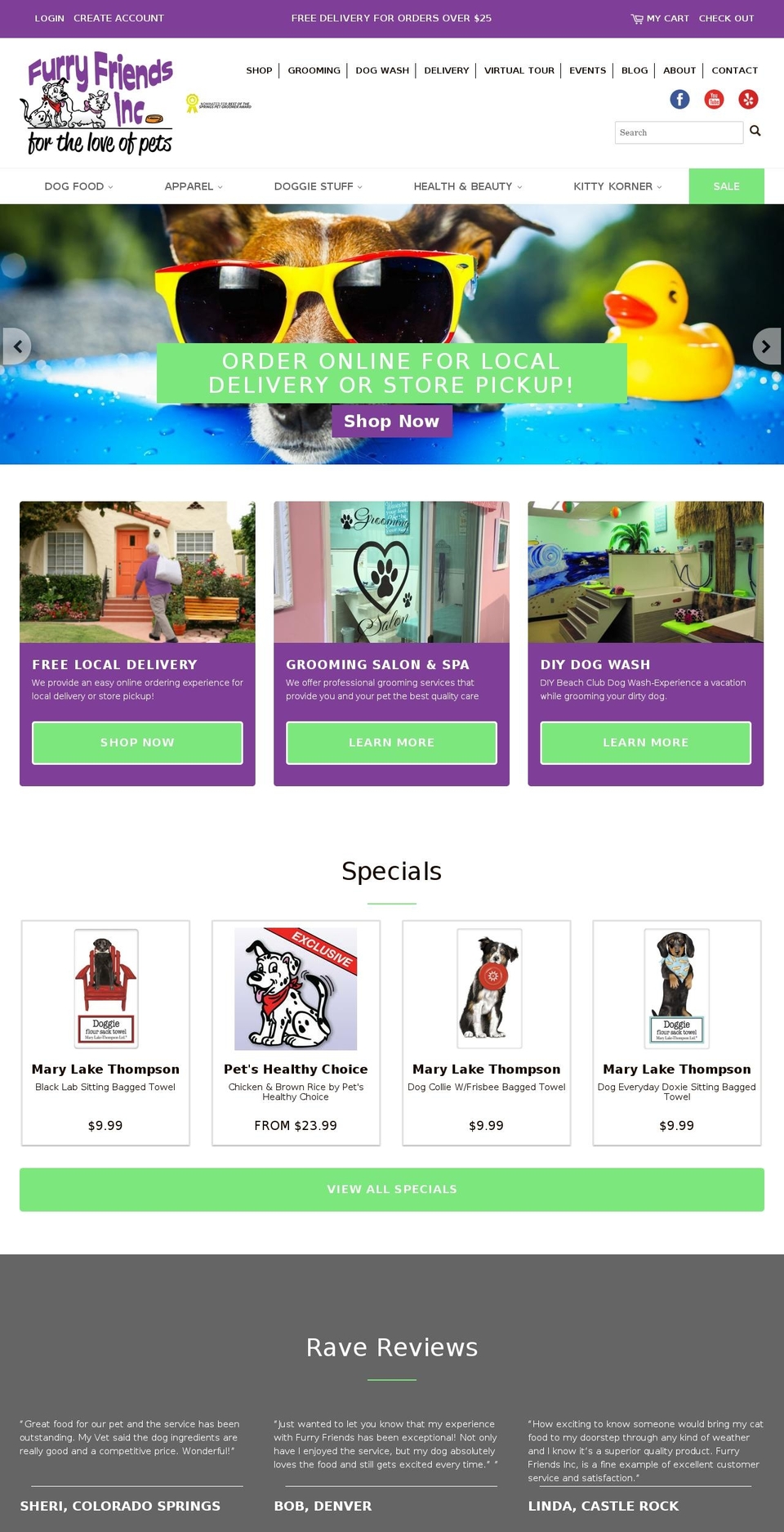 warehouse Shopify theme site example furry-friends-3.myshopify.com