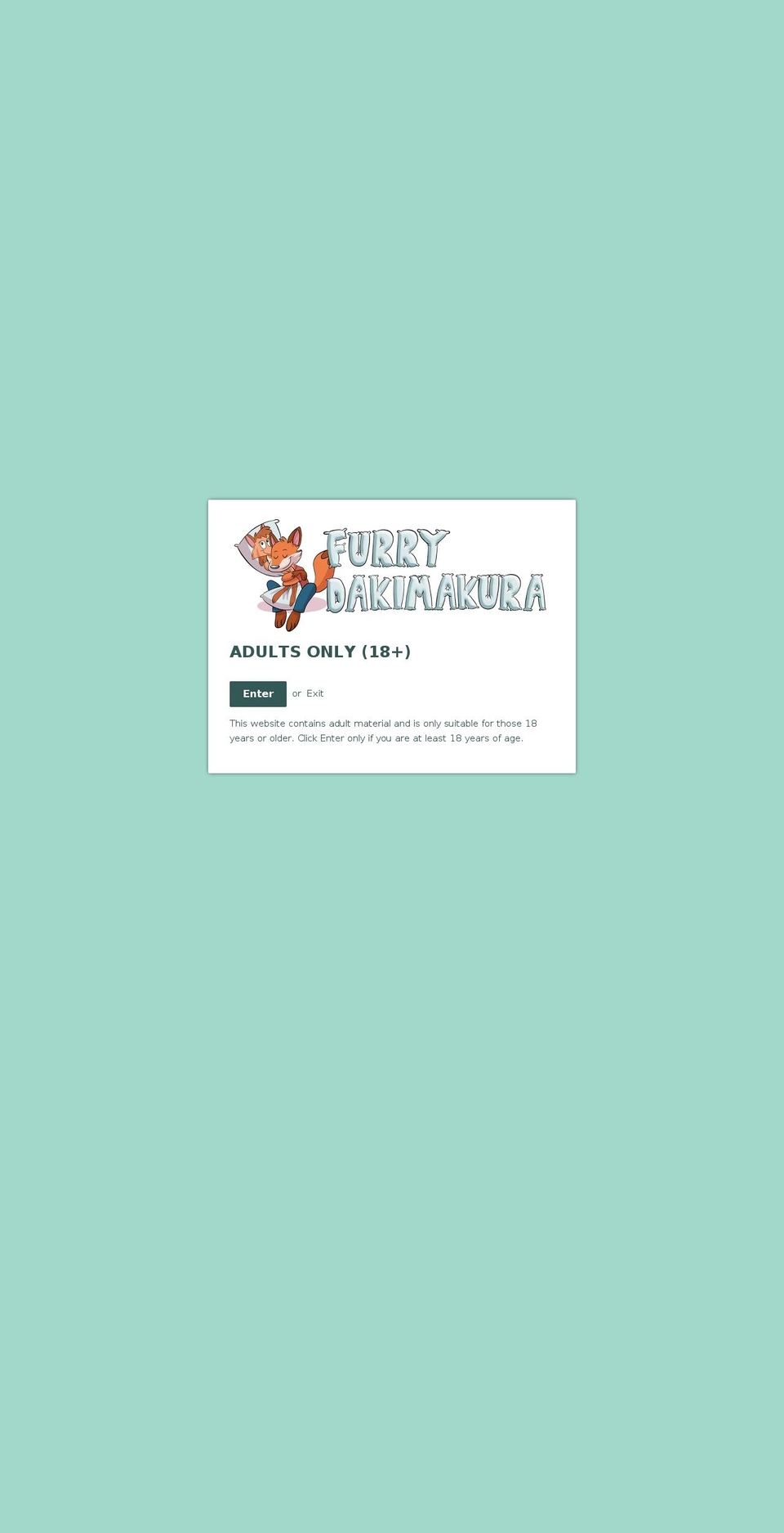 furrydakimakura.com shopify website screenshot