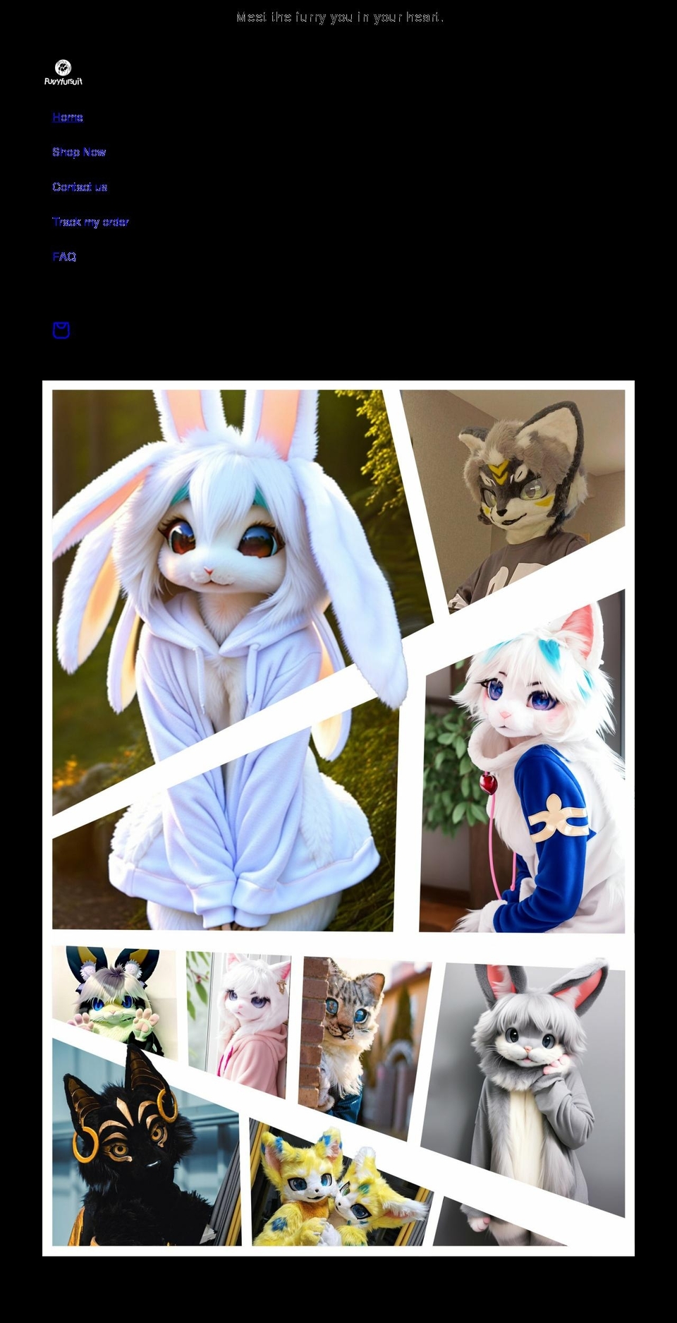 furryfursuit.com shopify website screenshot