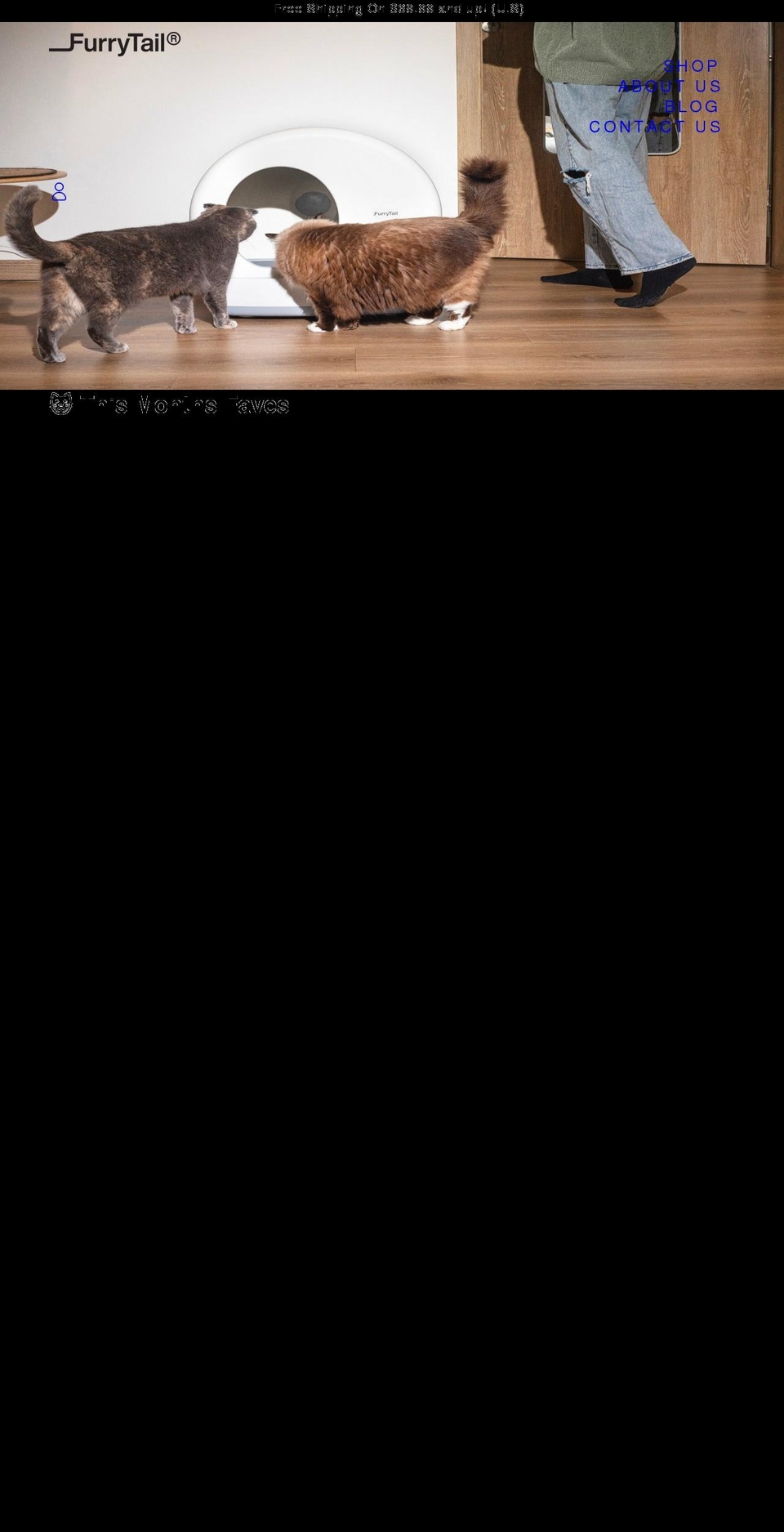 furrytail.net shopify website screenshot