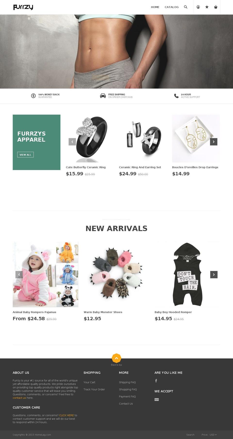 furrzy.com — Shopify storefront screenshot
