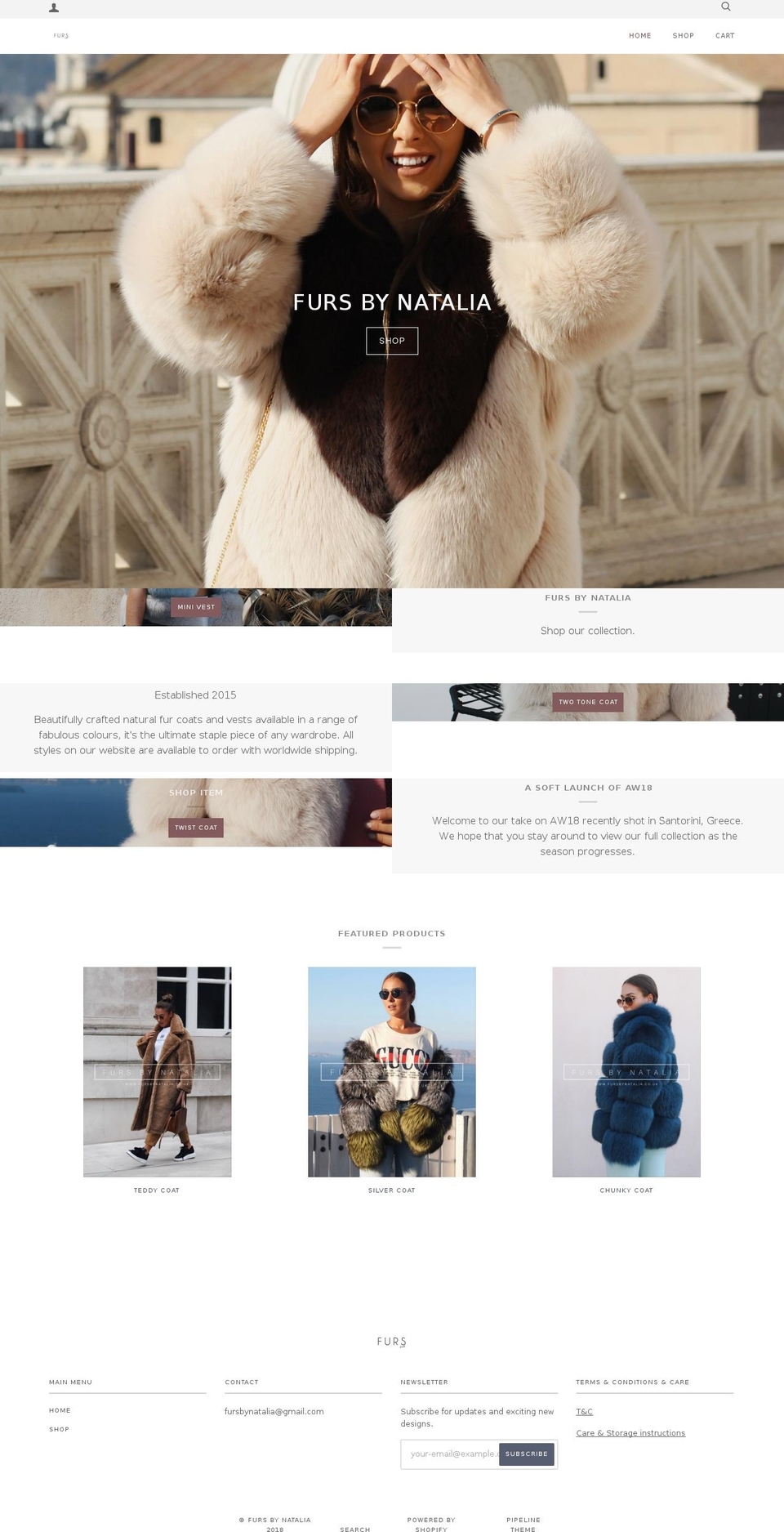 fursbynatalia.com shopify website screenshot