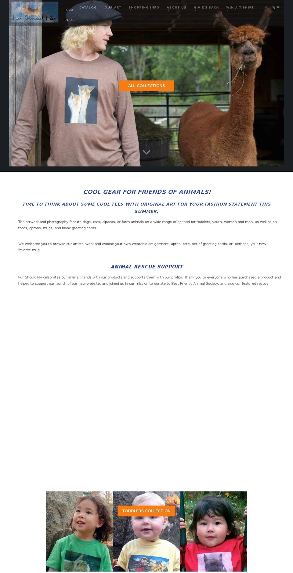 furshouldfly.com shopify website screenshot