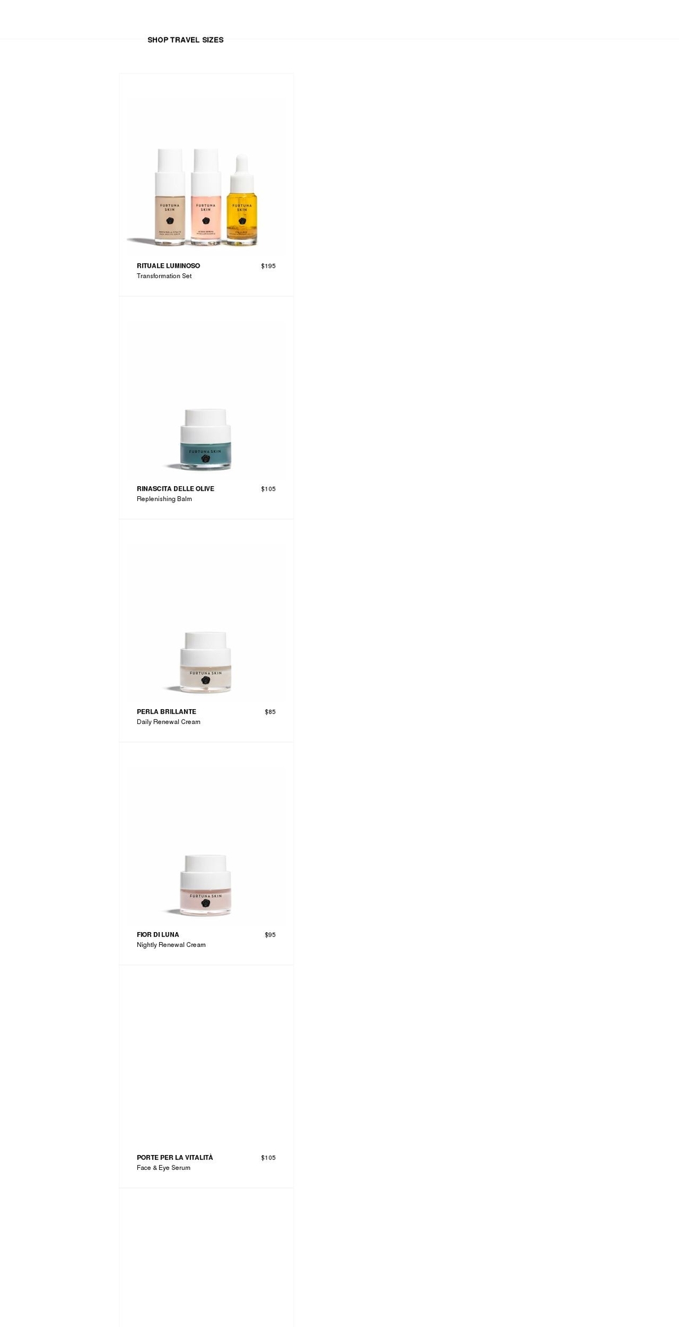 furtunaskin.com shopify website screenshot