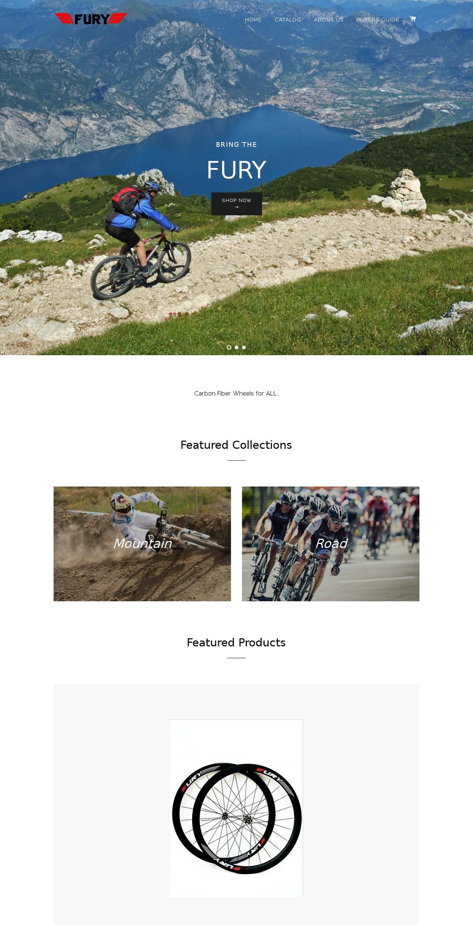 furywheels.com shopify website screenshot