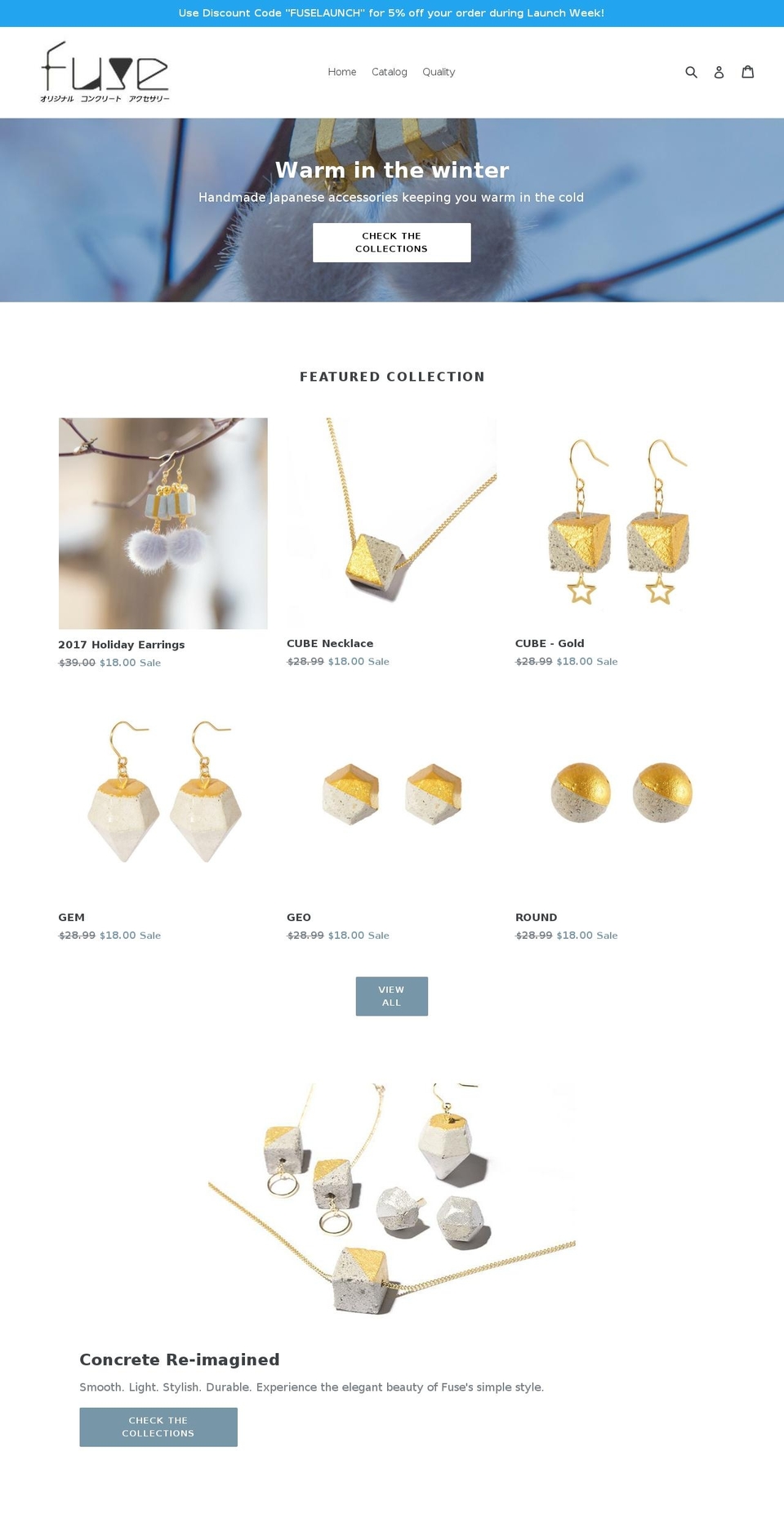 fuse-japan.com — Shopify storefront screenshot