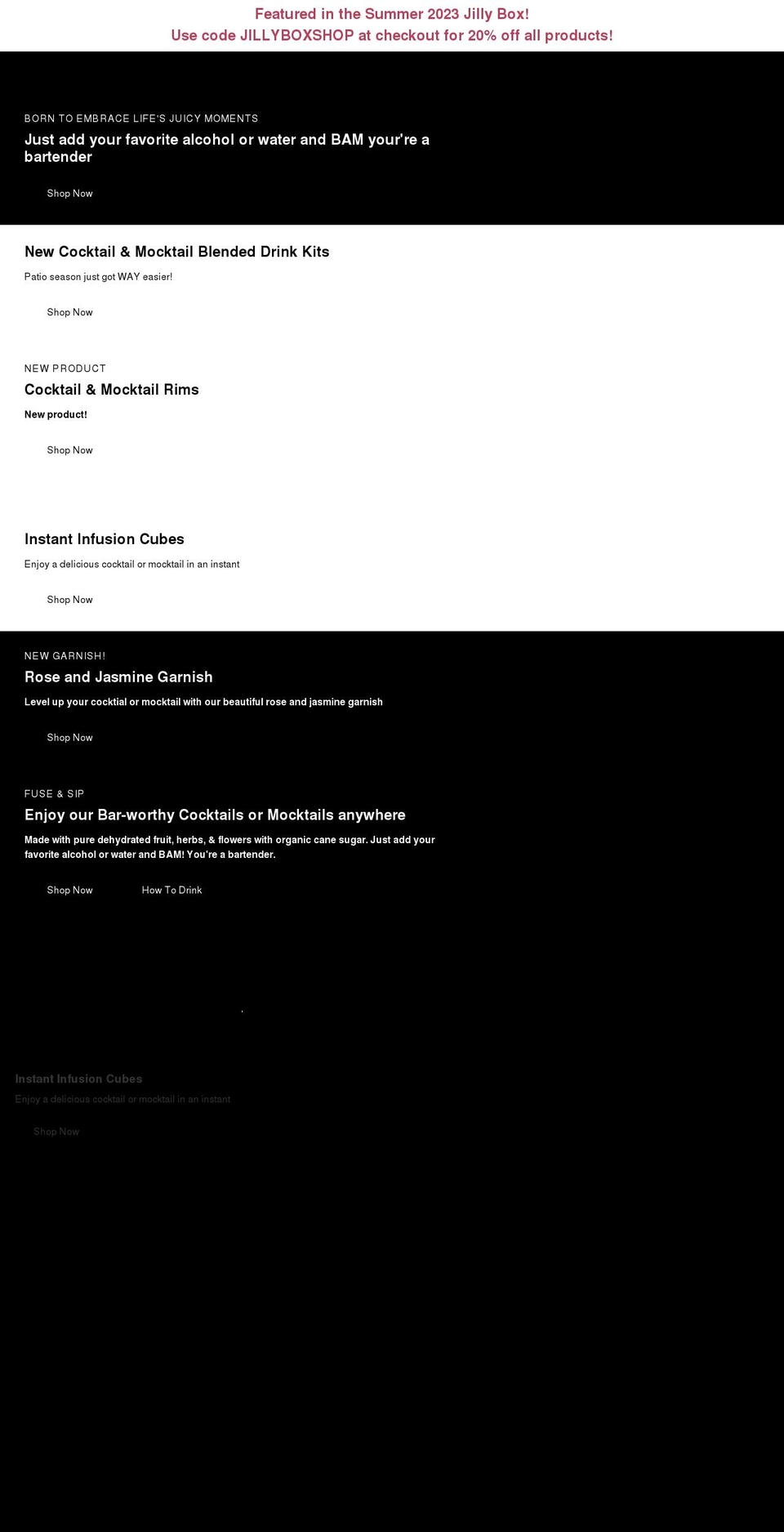 fuseandsip.com shopify website screenshot