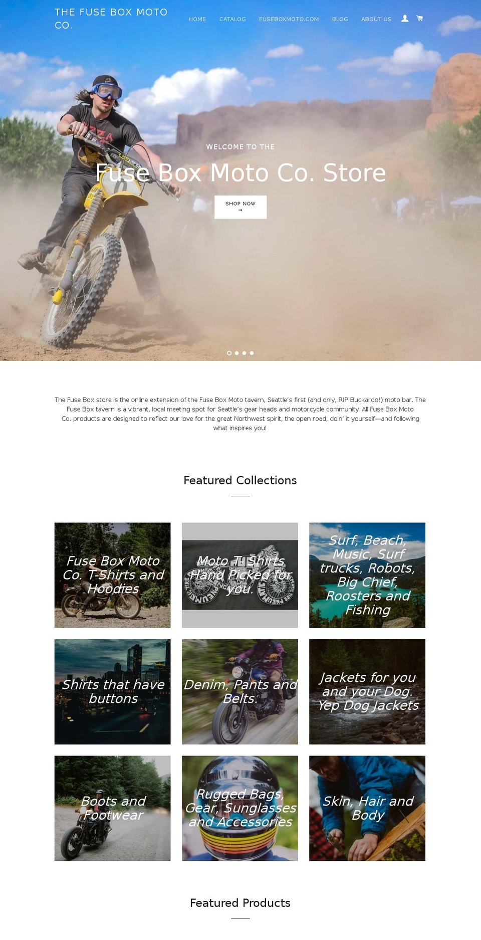 fuseboxmotoco.com shopify website screenshot